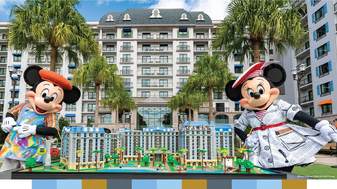 1 Year Anniversary LEGO Model of Disneys Riviera Resort