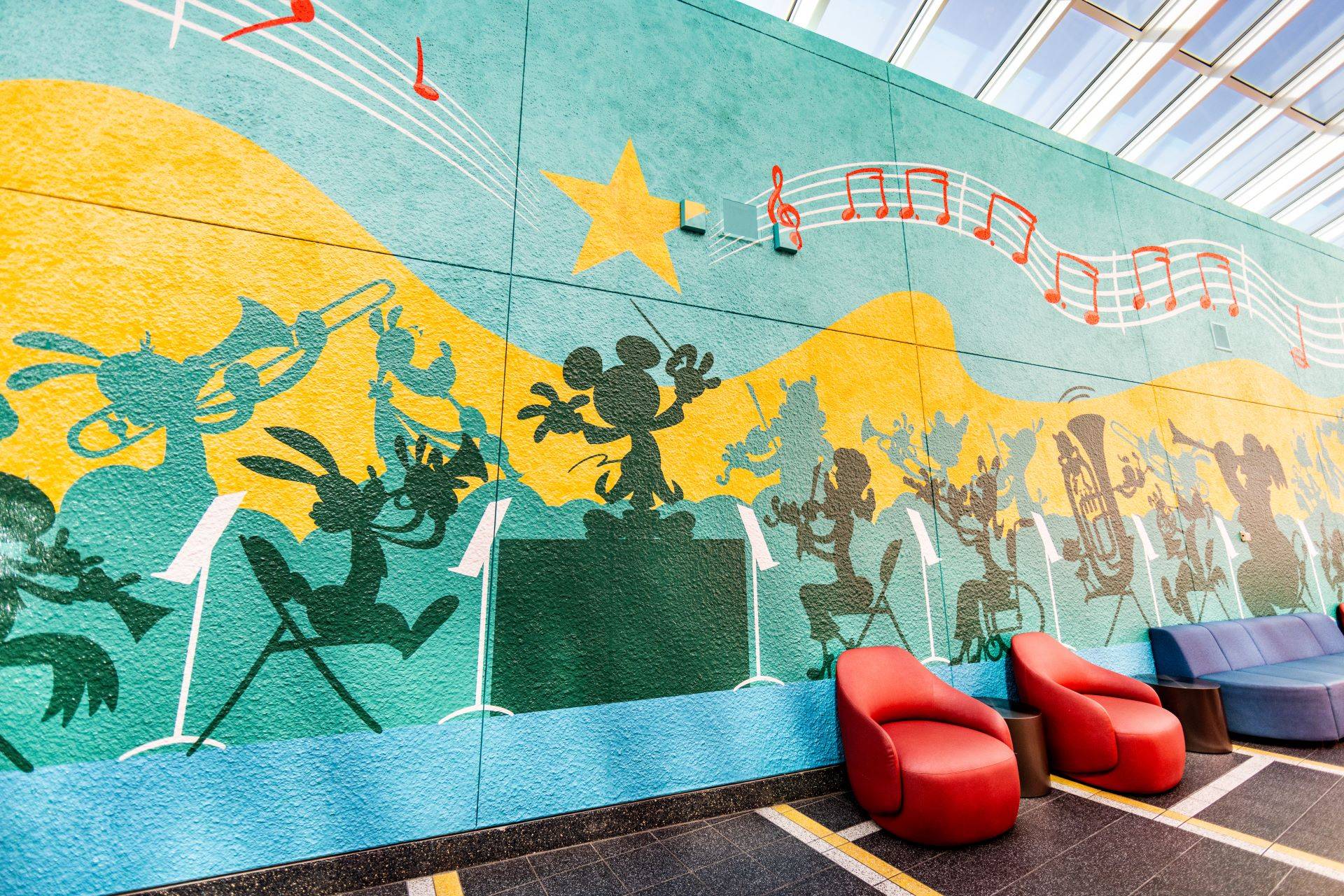 Disney’s All-Star Music Resort Mural