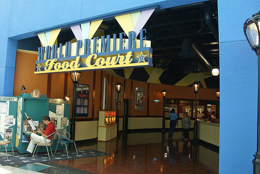 All Star Movies Resort - Cinema Hall lobby and food court