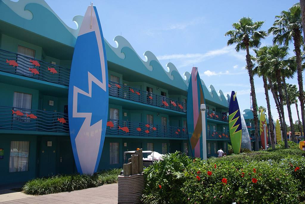 Disney's All Star Sports Resort feature pool closed for refurbishment