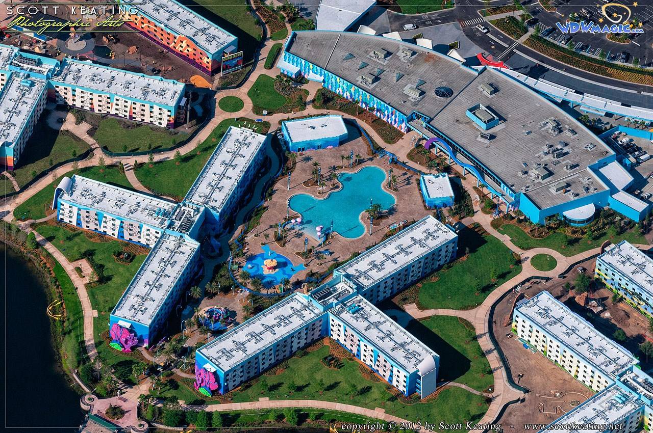 Art of Animation Resort Aerial view