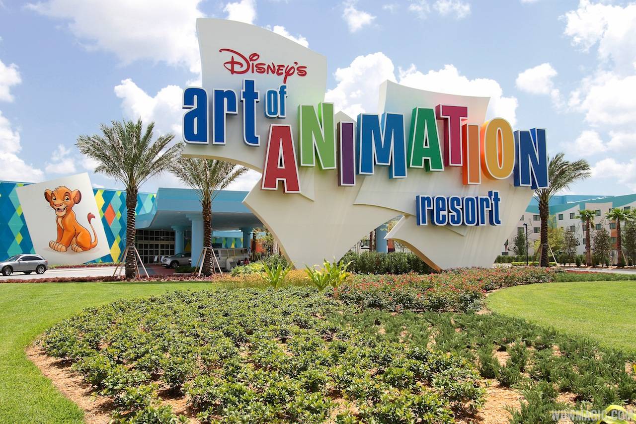 Disney's Art of Animation - Entrance, bus stops, Animation Hall