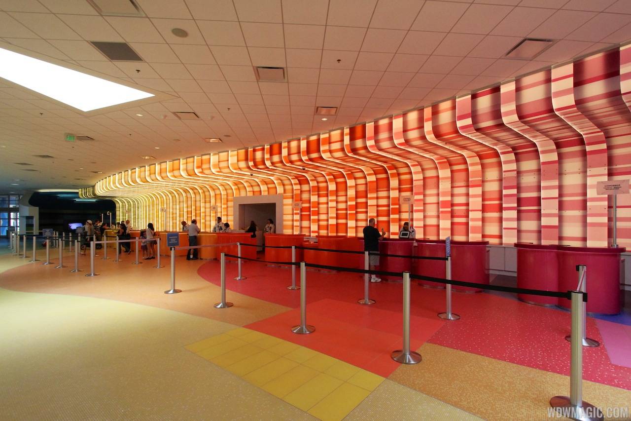 Art of Animation check-in area