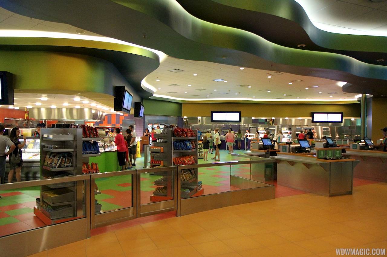 Inside Landscape of Flavors Food Court