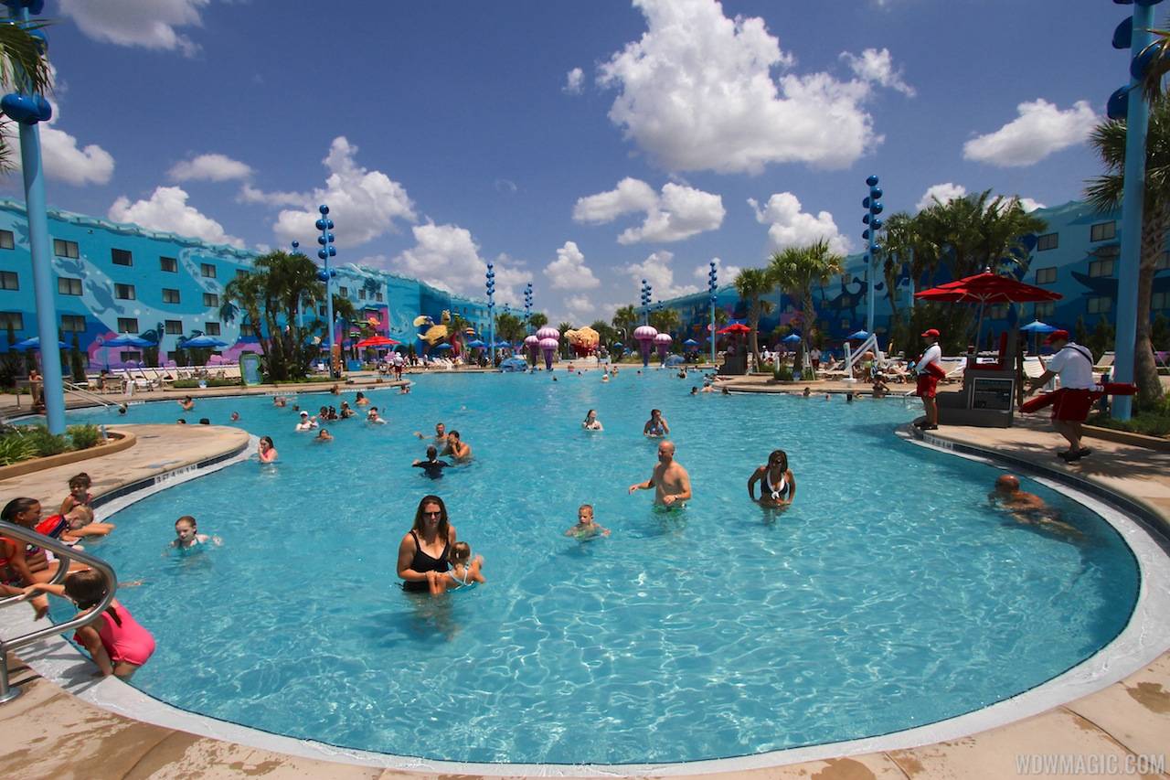 The Big Blue Pool at Art of Animation Resort