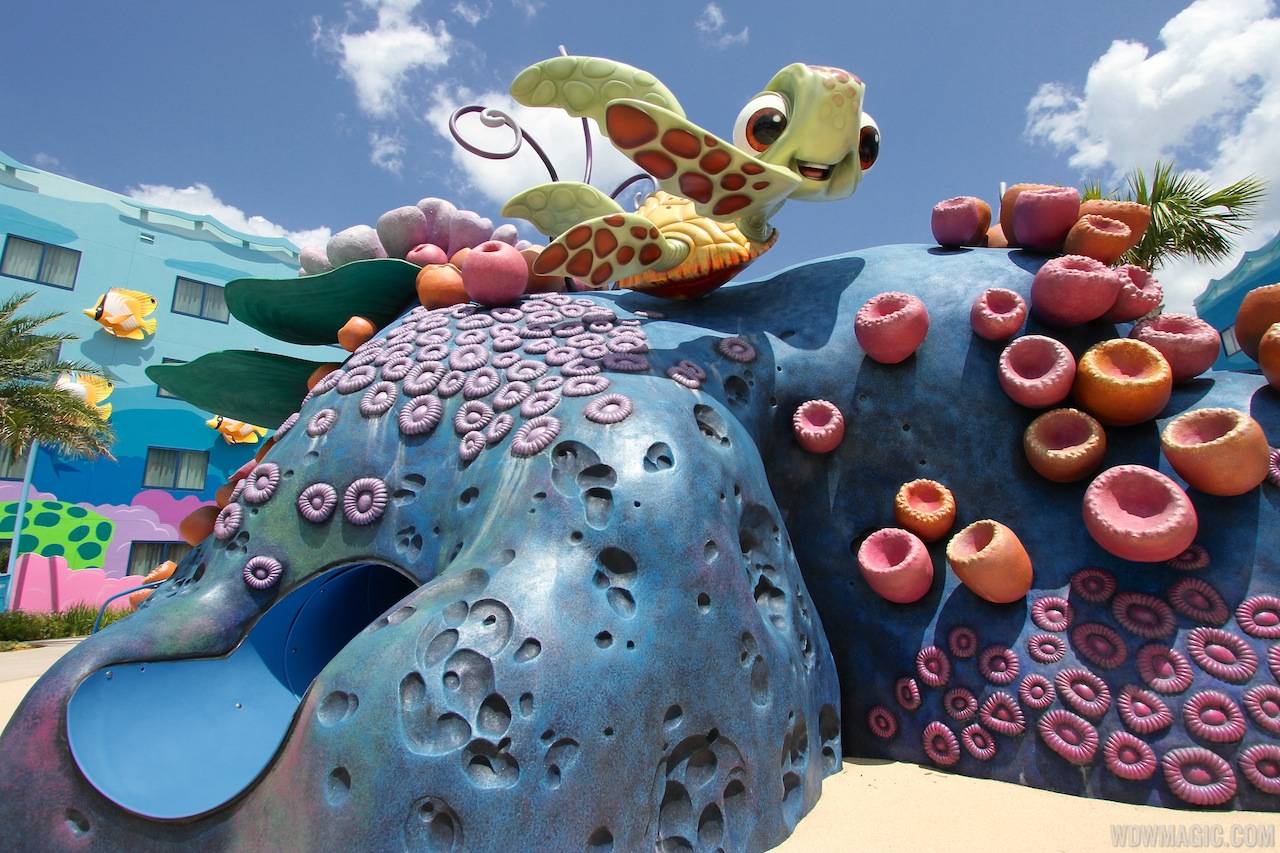 The Righteous Reef Playground in the Finding Nemo section of Disney's Art of Animation Resort