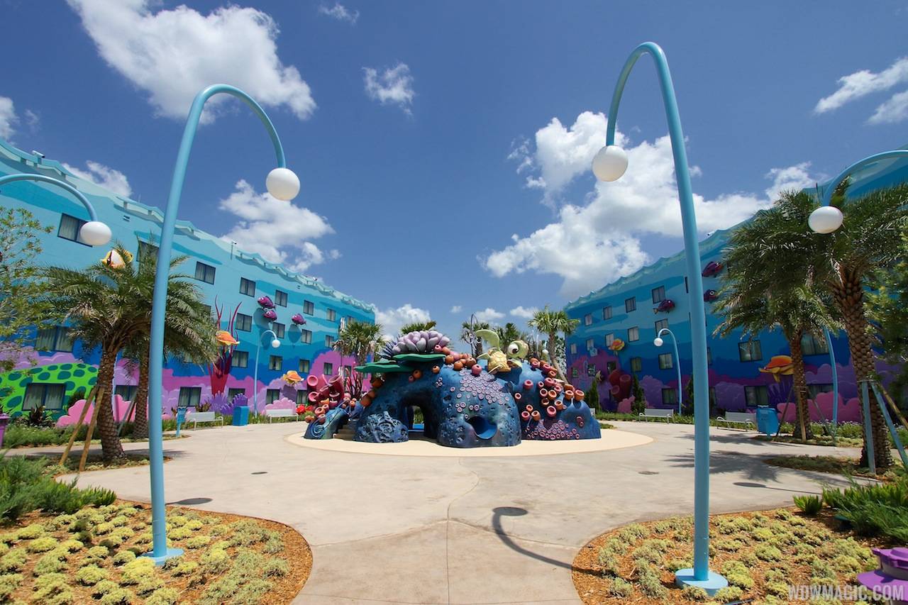 The Righteous Reef Playground in the Finding Nemo section of Disney's Art of Animation Resort
