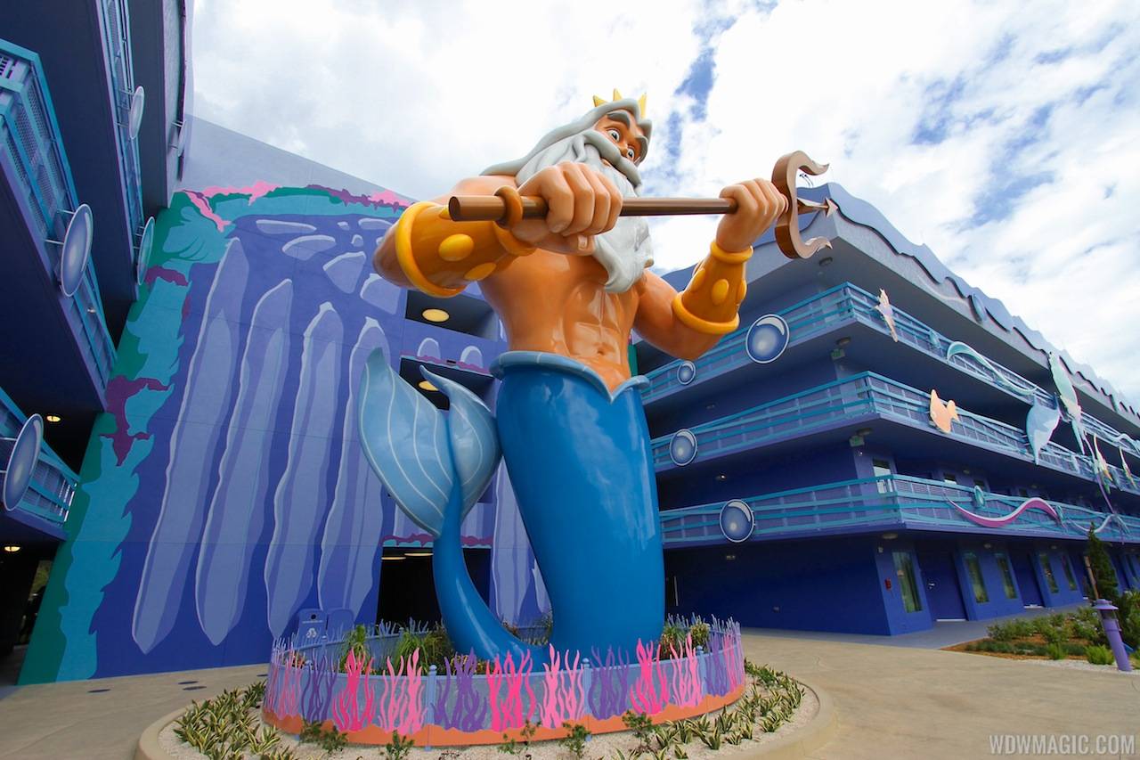 Disney's Art of Animation - Little Mermaid section King Triton