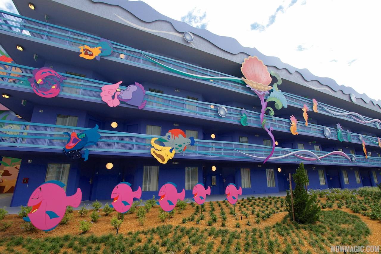 Disney's Art of Animation - Little Mermaid section room exterior