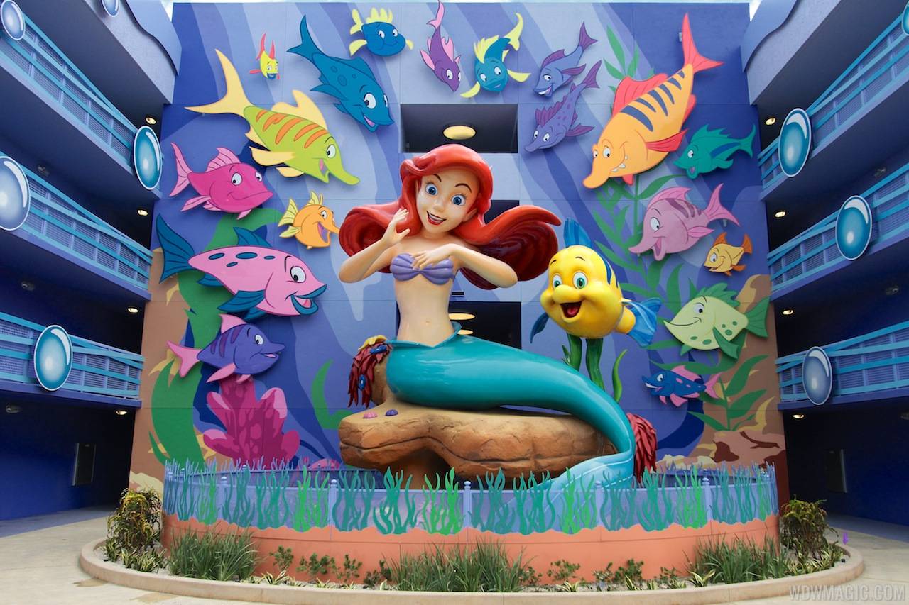 Disney's Art of Animation - Little Mermaid section Ariel figure