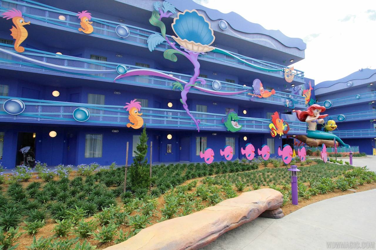 Disney's Art of Animation - Little Mermaid section room exterior