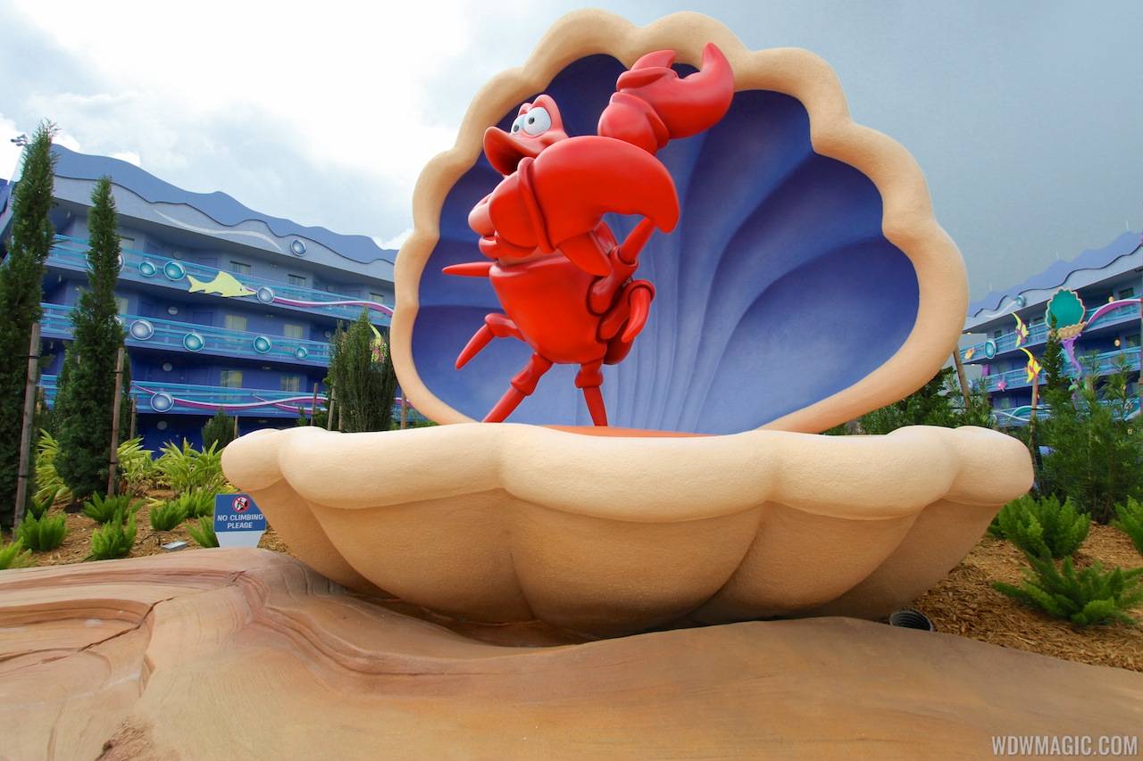 Disney's Art of Animation - Little Mermaid section Sebastian figure