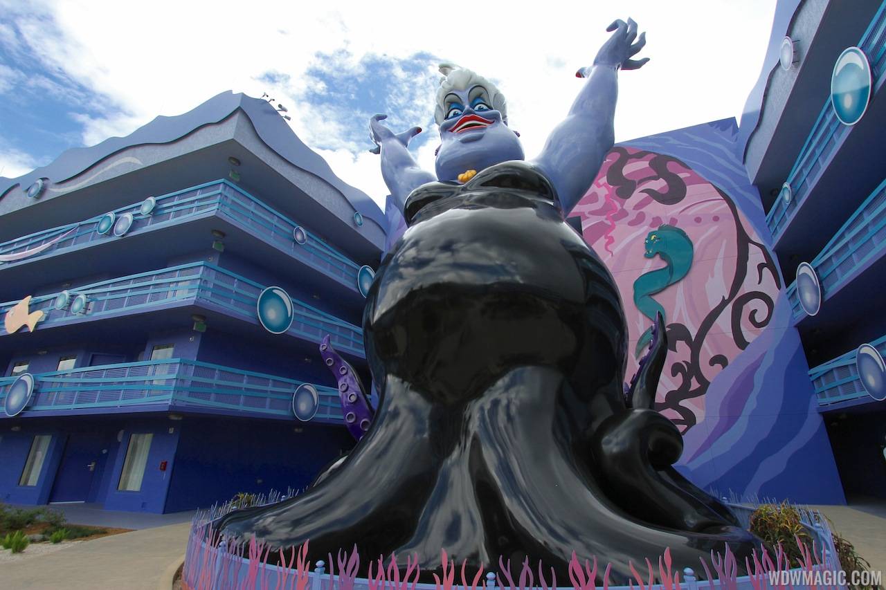 Disney's Art of Animation - Little Mermaid section Ursula figure