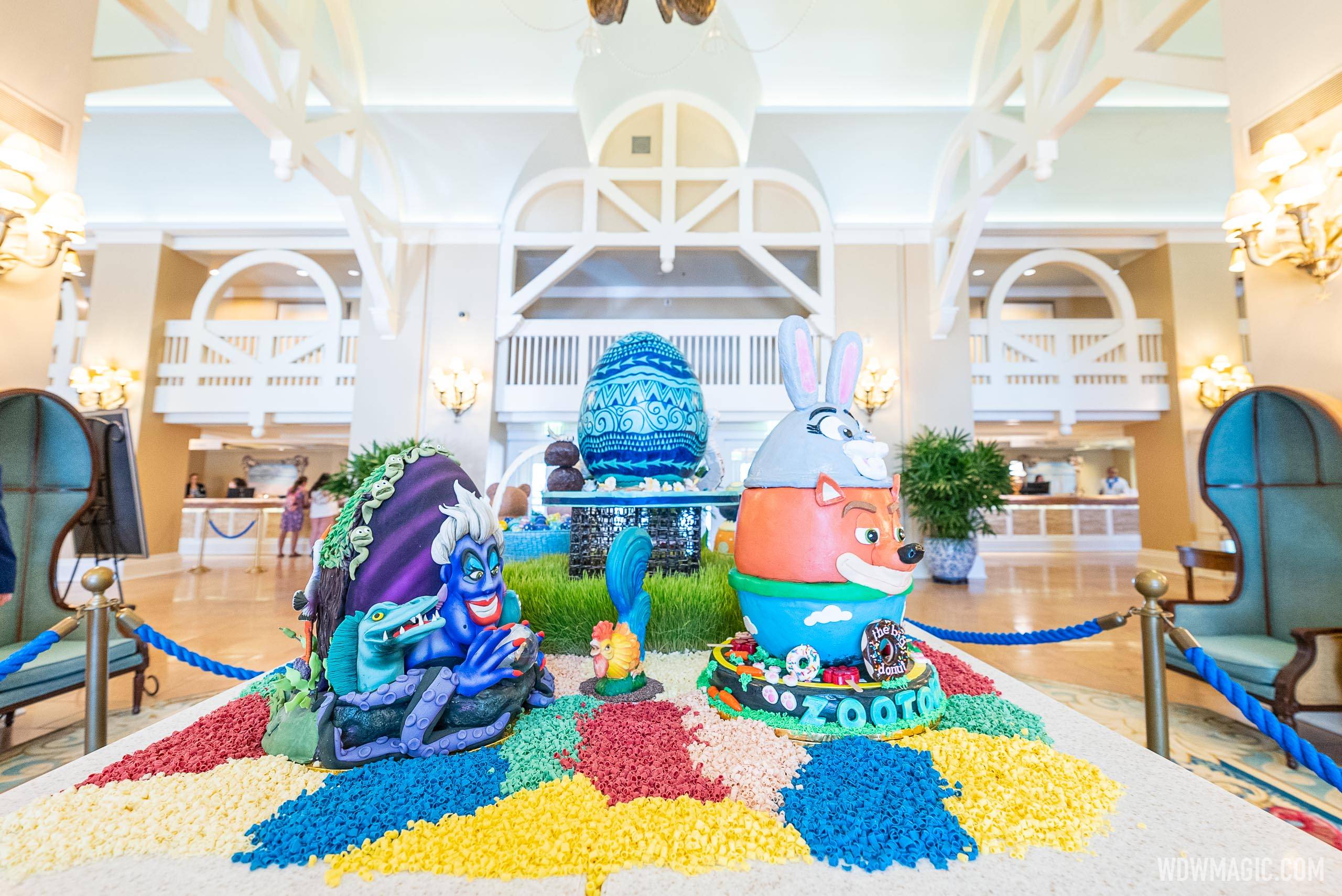 Beach Club Resort Easter egg display 2022