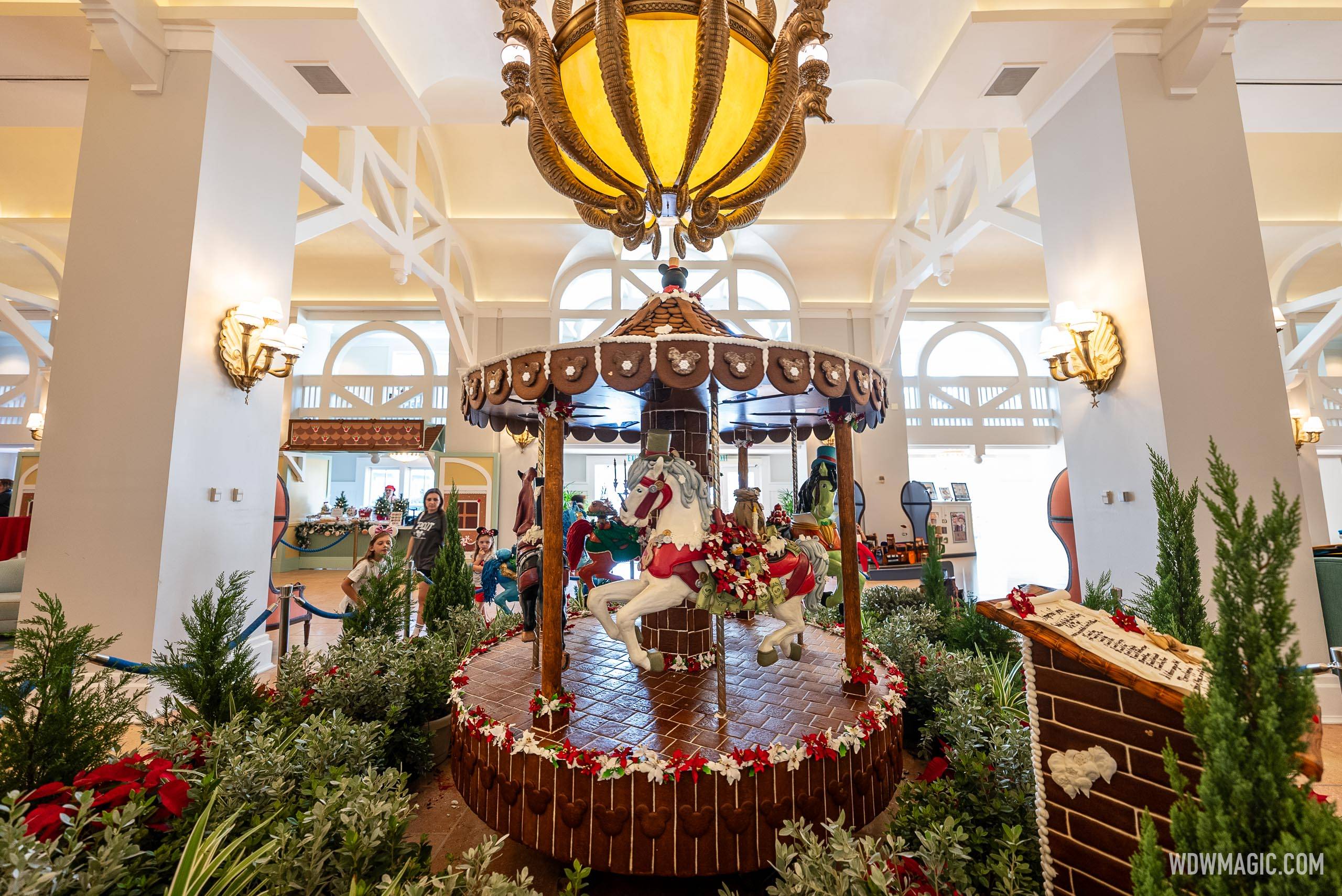 2024 Gingerbread Carousel at Disney's Beach Club Resort
