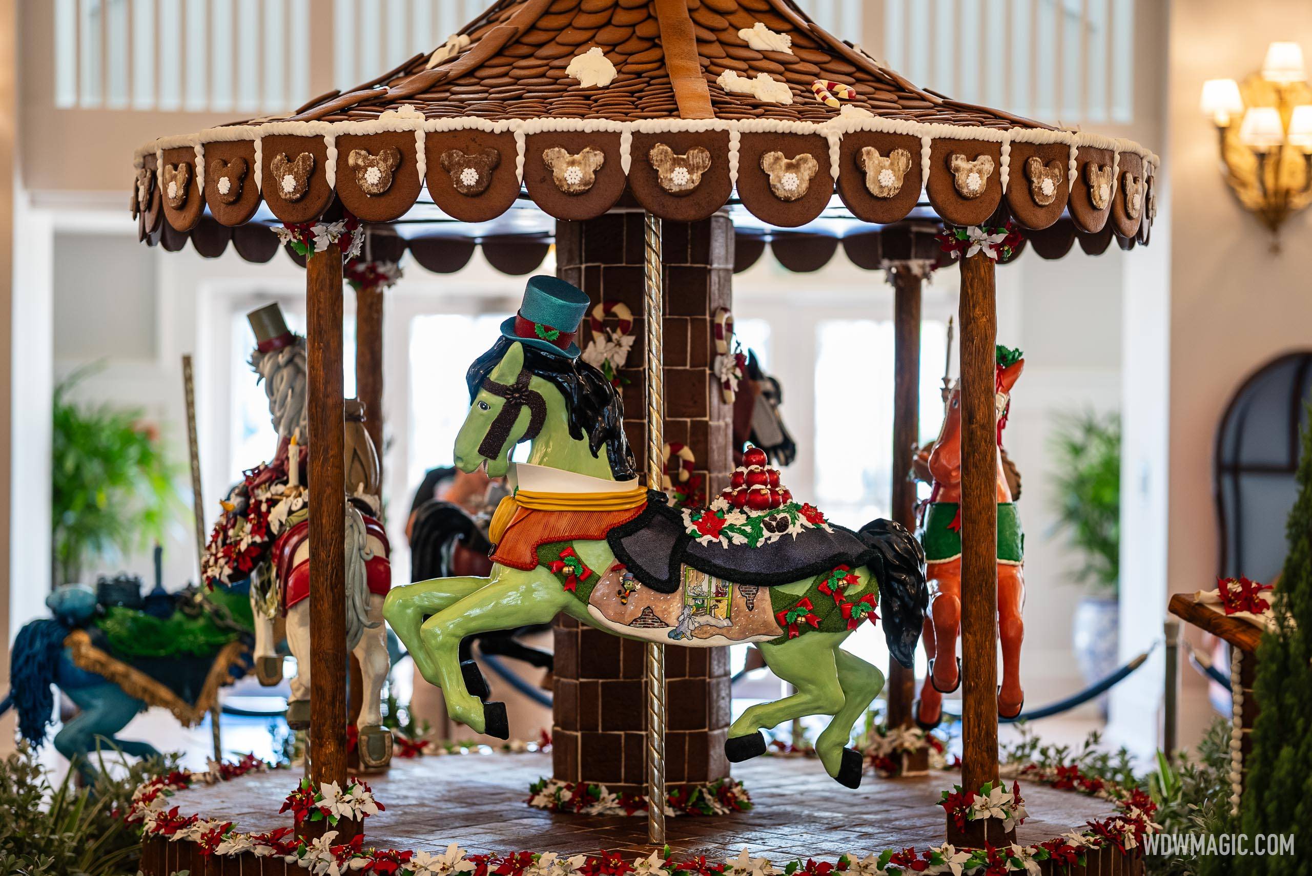 2024 Gingerbread Carousel at Disney's Beach Club Resort