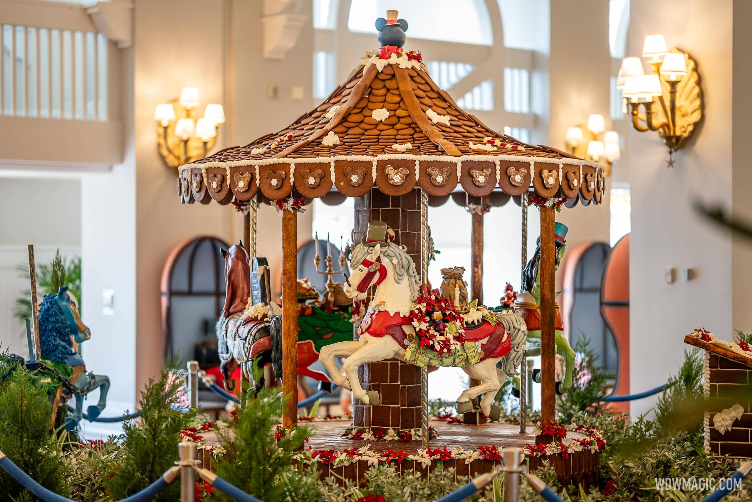 2024 Gingerbread Carousel at Disney's Beach Club Resort