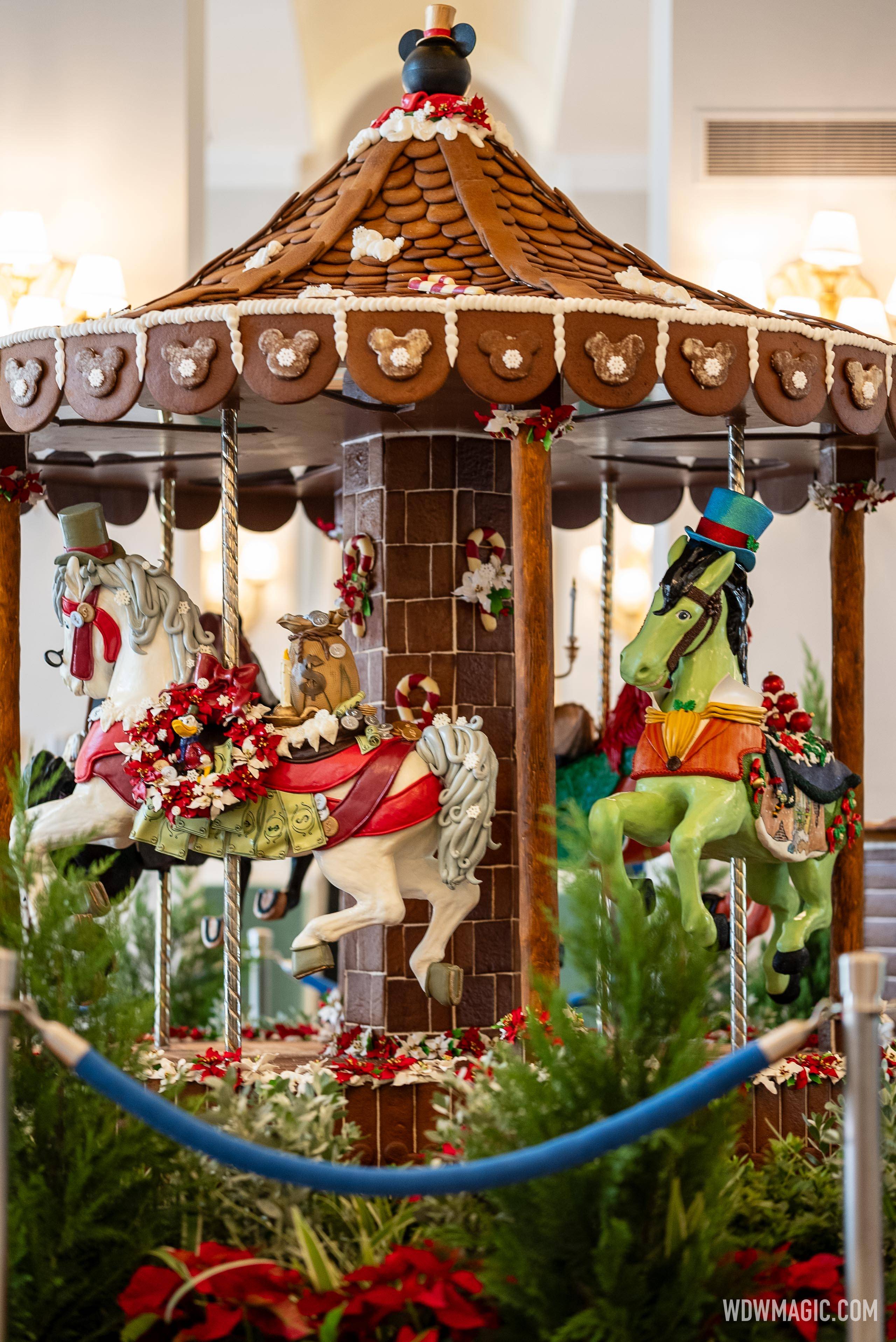 2024 Gingerbread Carousel at Disney's Beach Club Resort