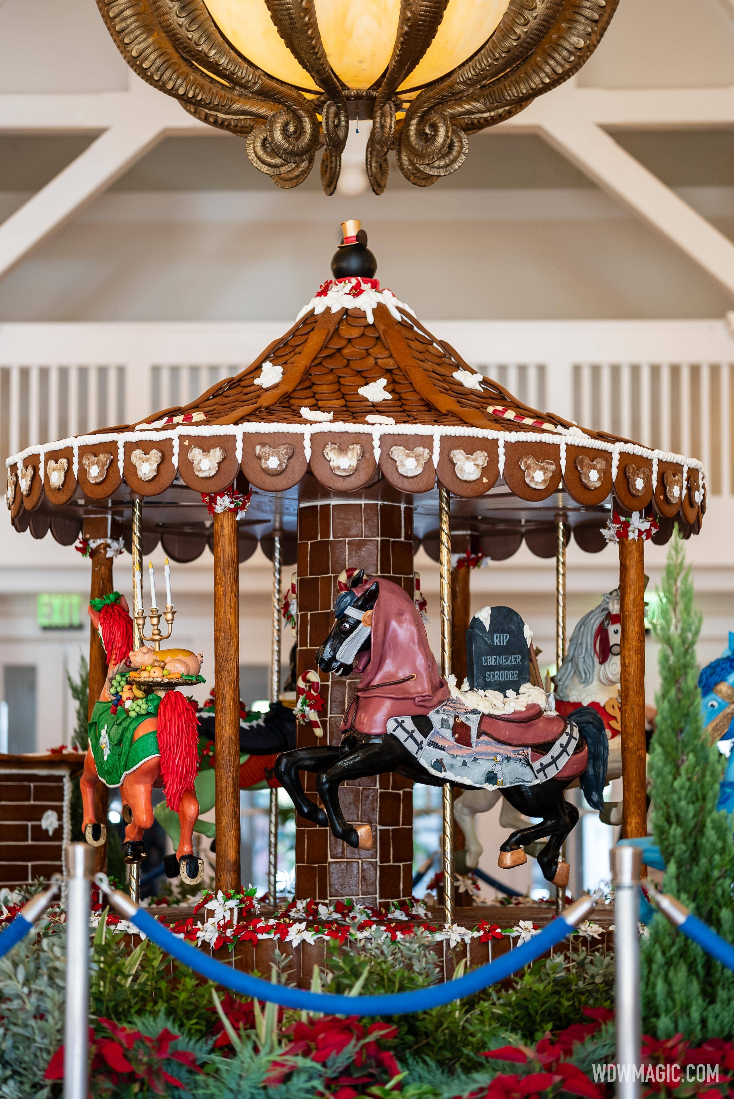2024 Gingerbread Carousel at Disney's Beach Club Resort