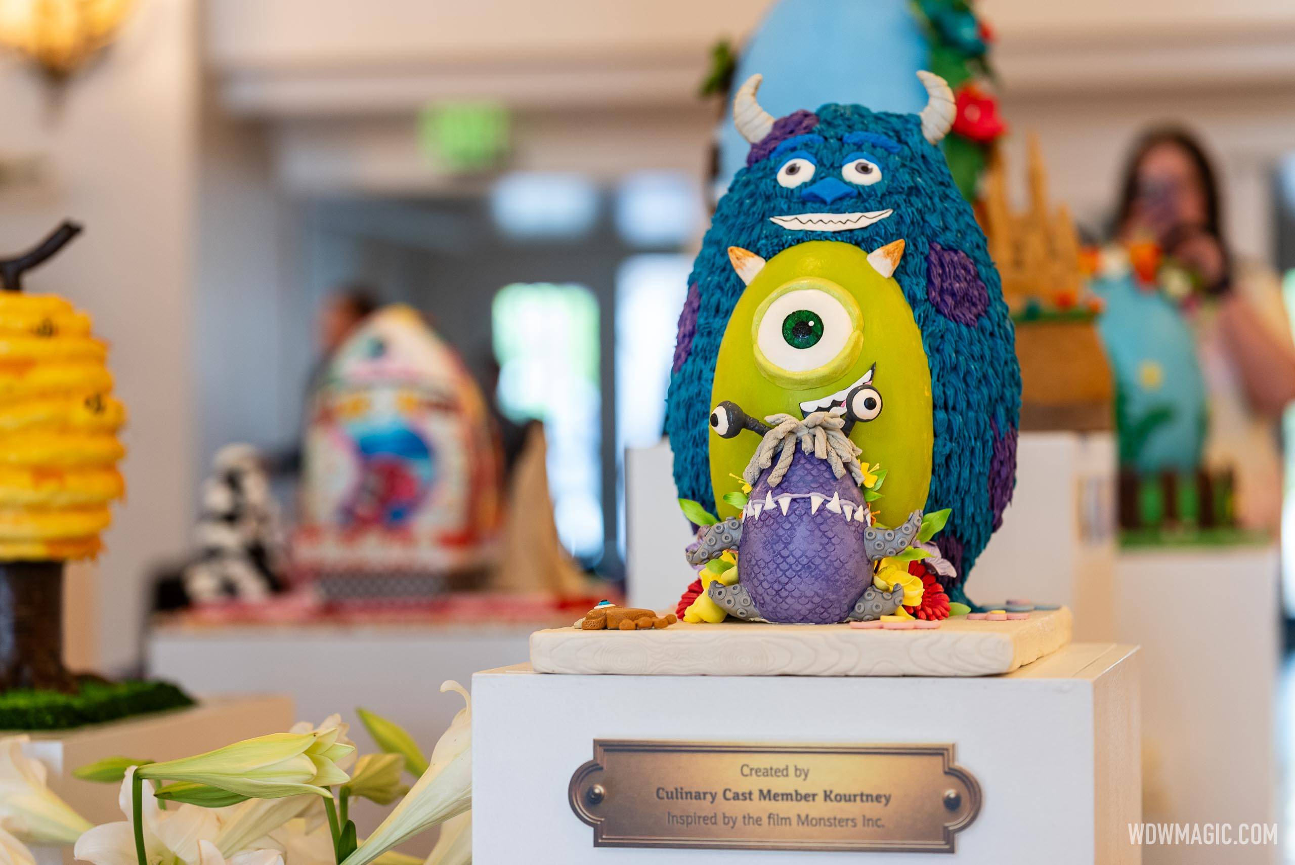 Disney's Beach Club Resort Easter Egg display 2025