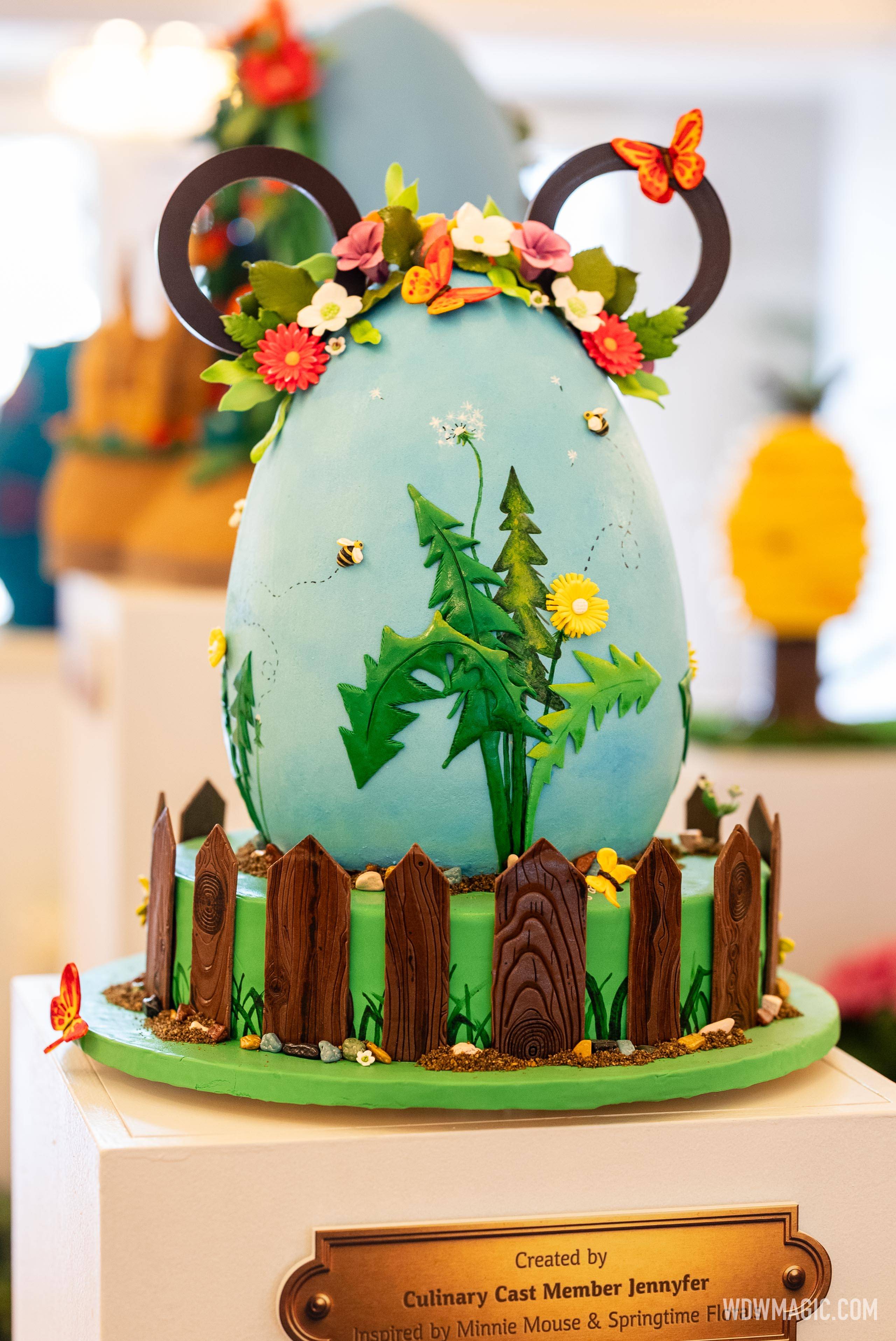 Disney's Beach Club Resort Easter Egg display 2025