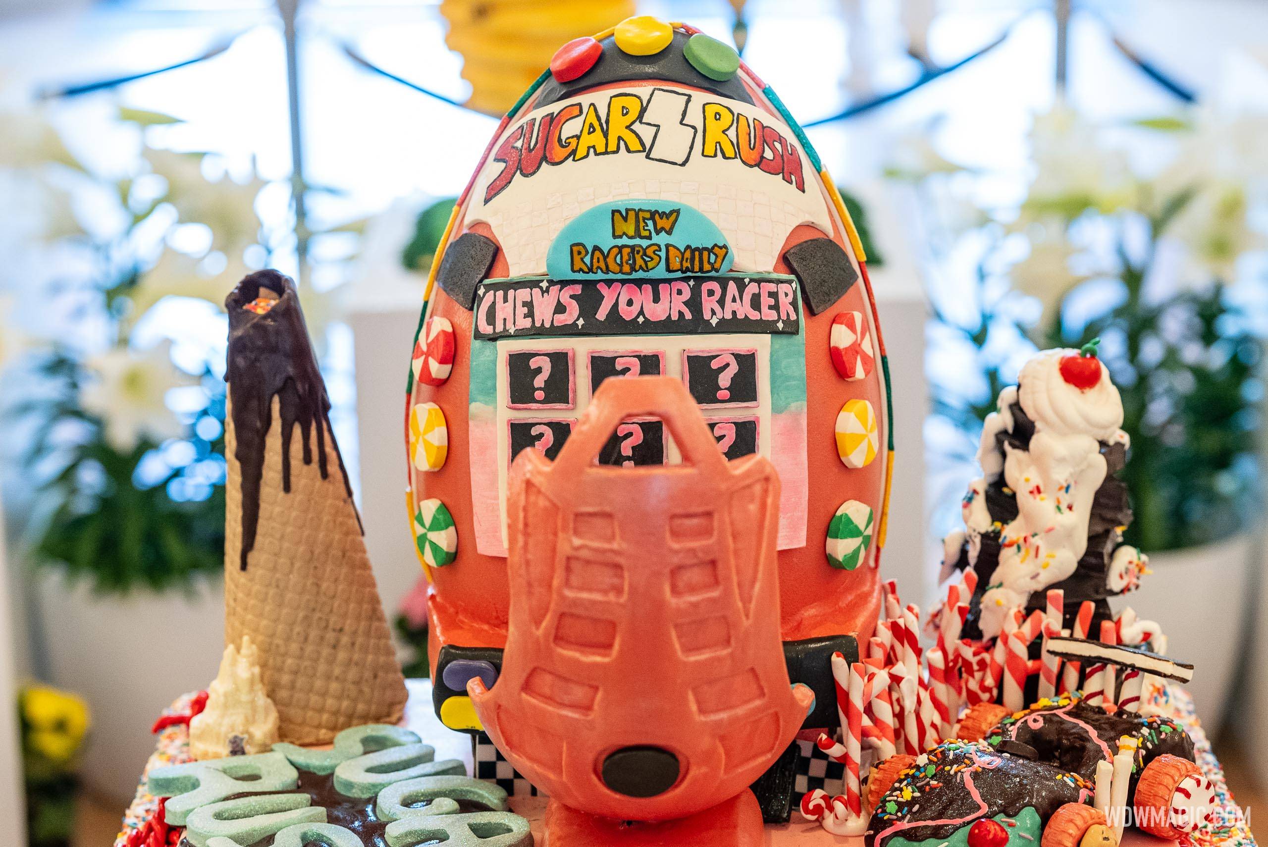 Disney's Beach Club Resort Easter Egg display 2025