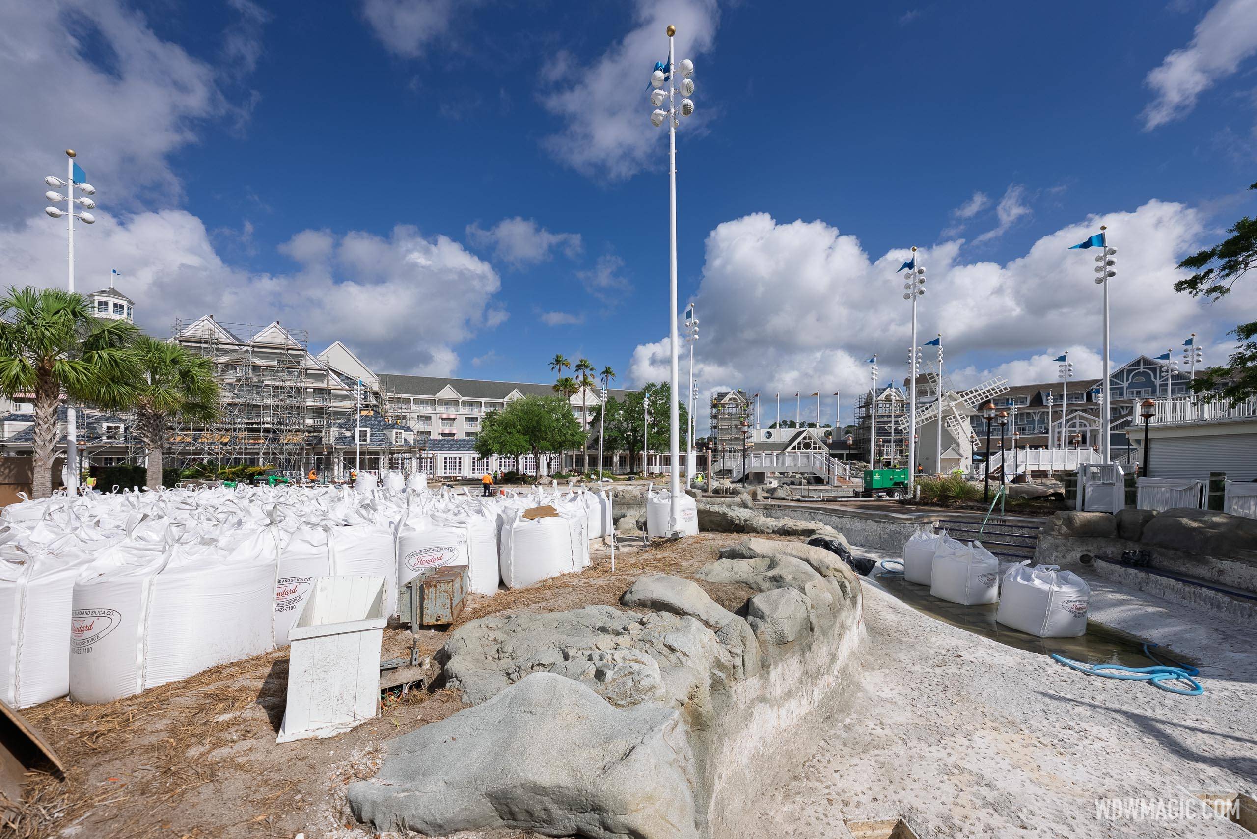 Stormalong Bay Update: Tons of Sand Delivered as Disney Prepares to Rebuild Sand-Bottom Pool