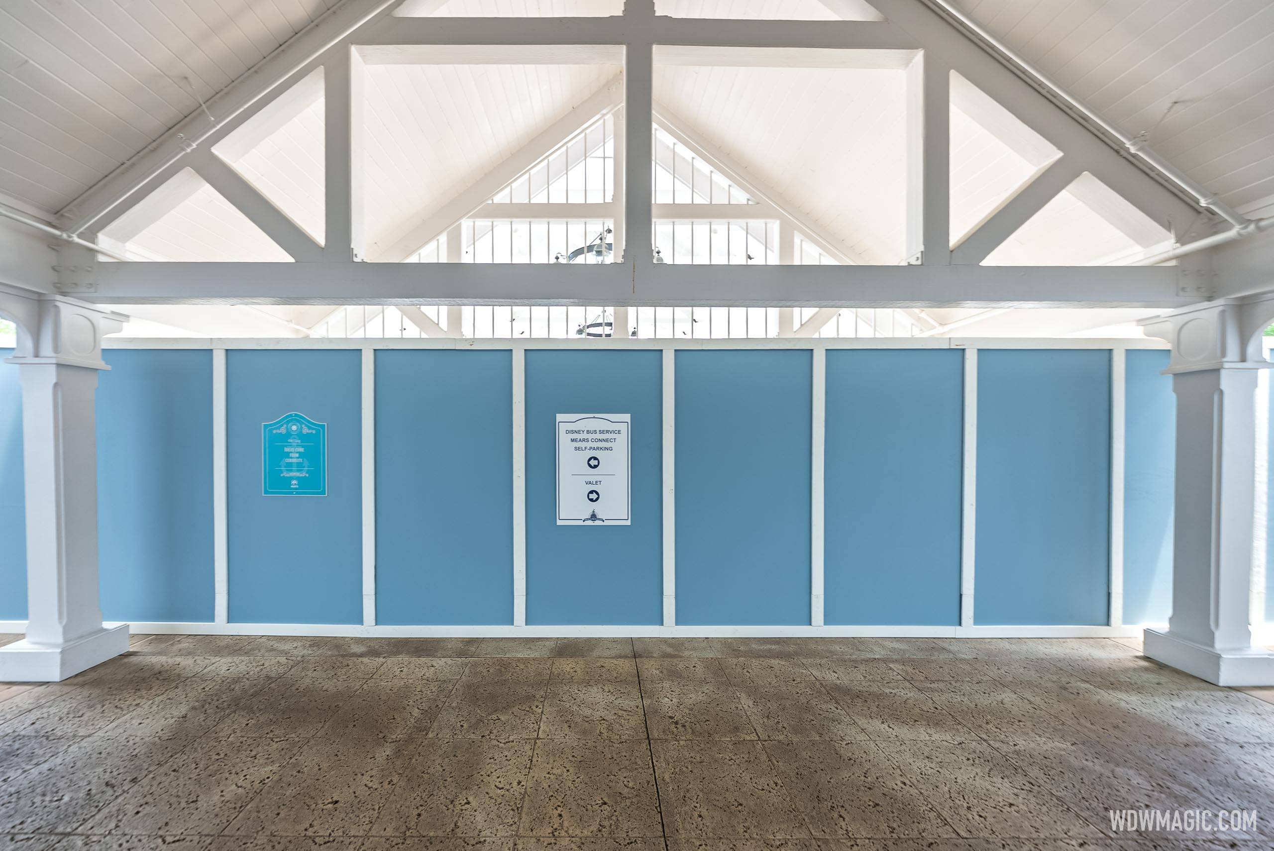 Porte Cochere Closed for Refurbishment at Beach Club - June 12, 2025