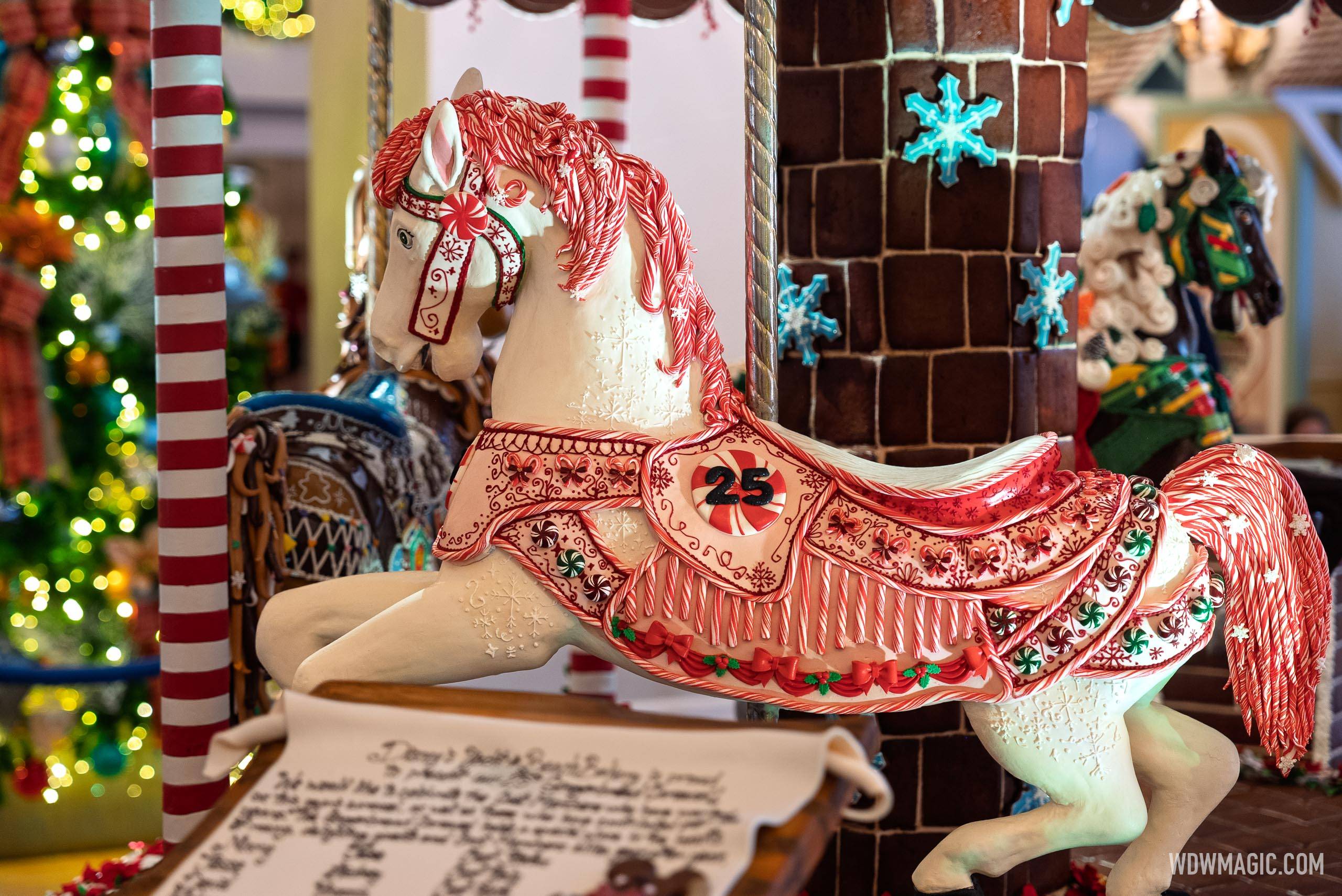 2025 Gingerbread Carousel at Disney's Beach Club Resort