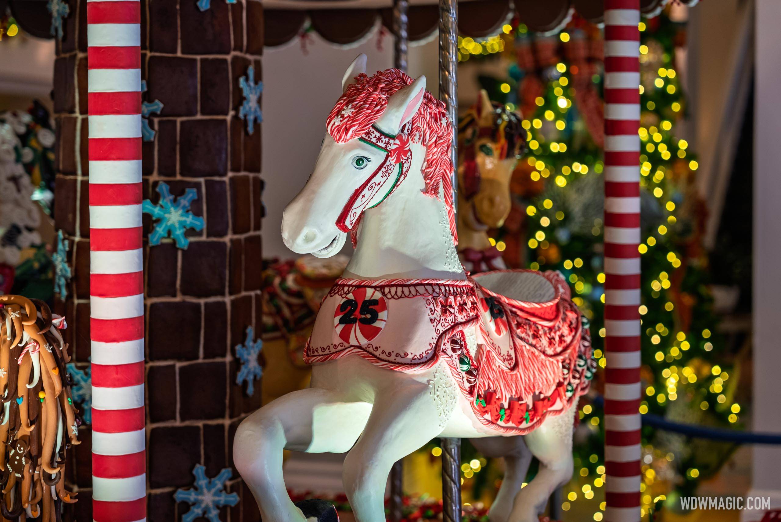 2025 Gingerbread Carousel at Disney's Beach Club Resort