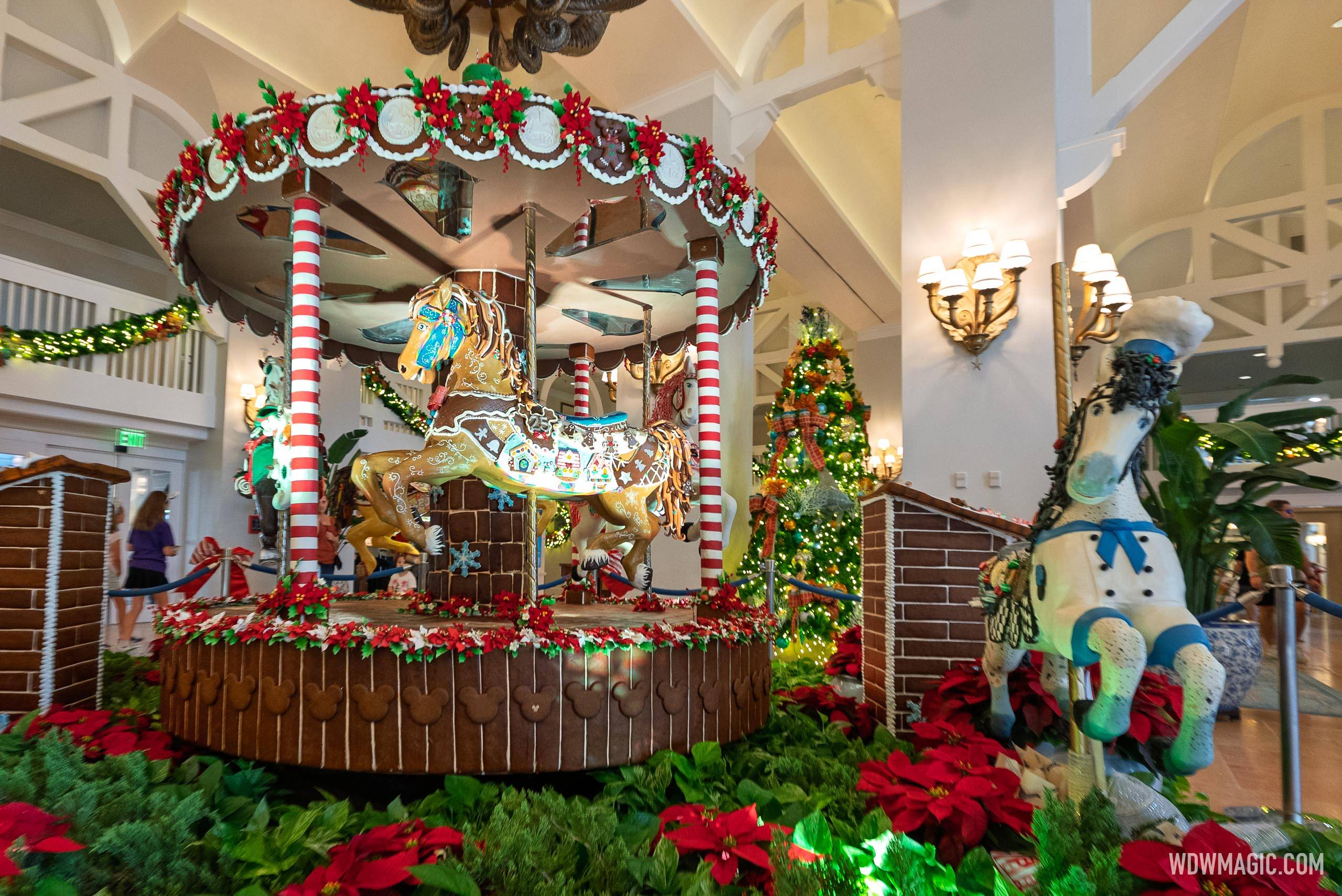 2025 Gingerbread Carousel at Disney's Beach Club Resort