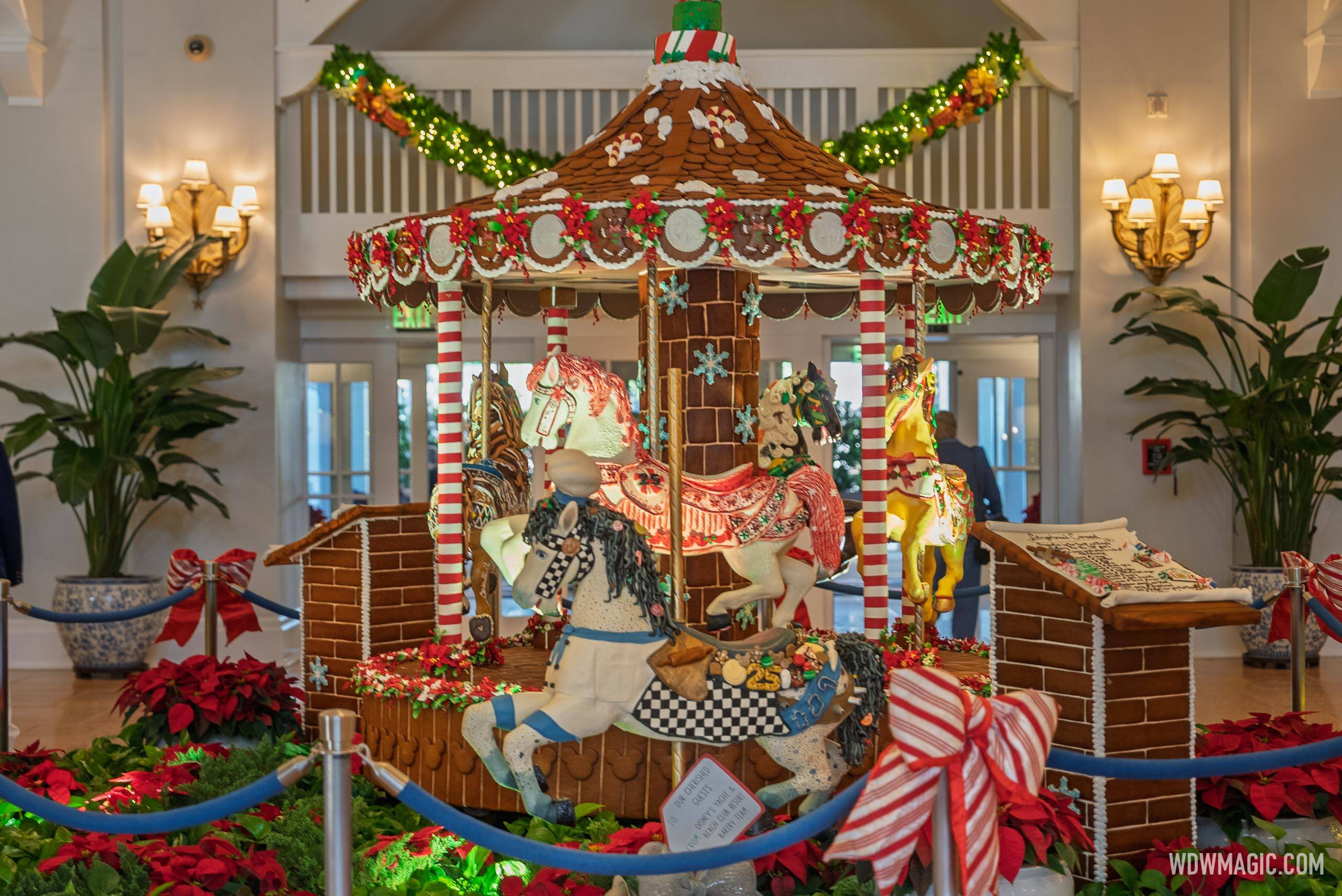 2025 Gingerbread Carousel at Disney's Beach Club Resort