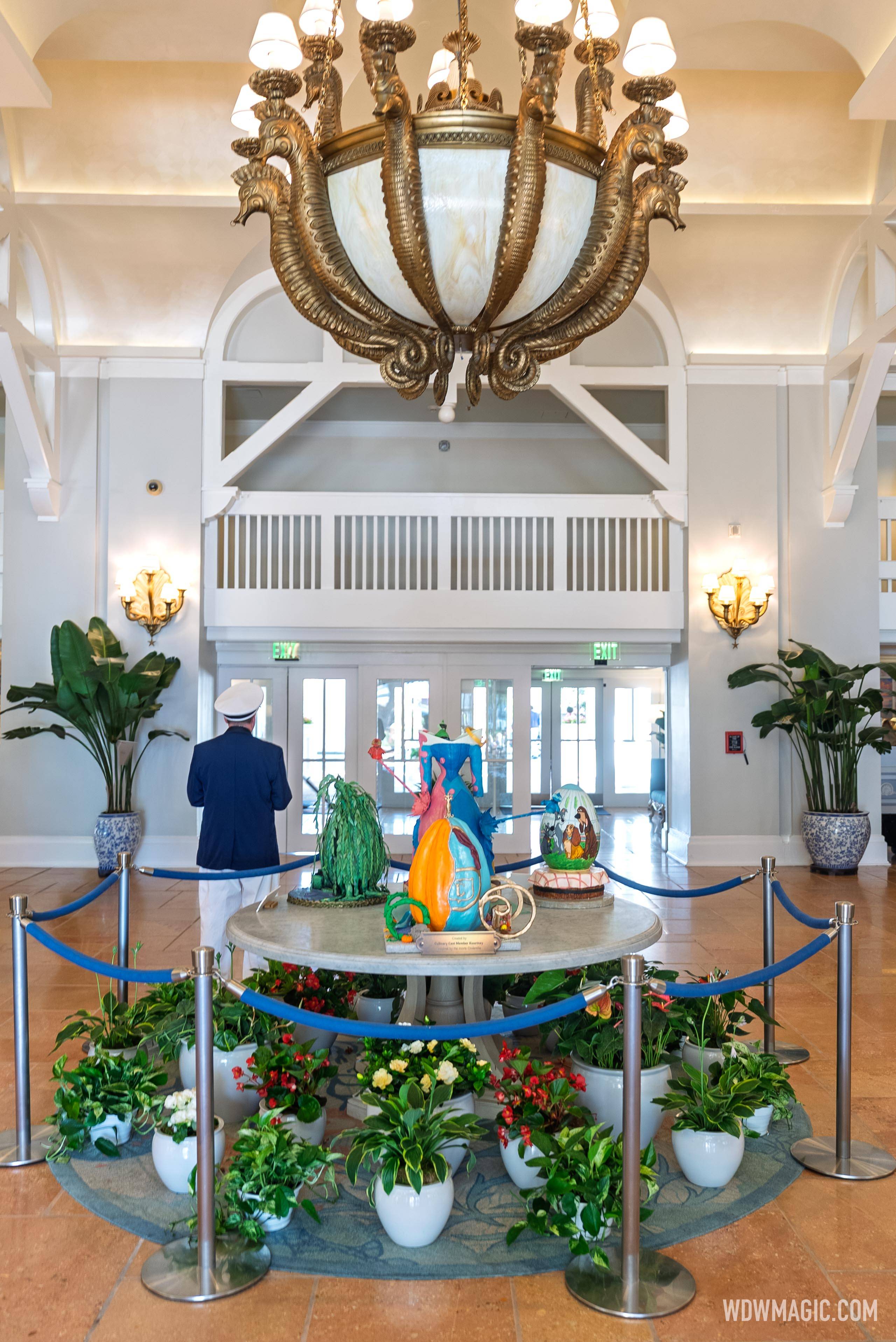 Disney's Beach Club Resort Easter Egg Display 2026