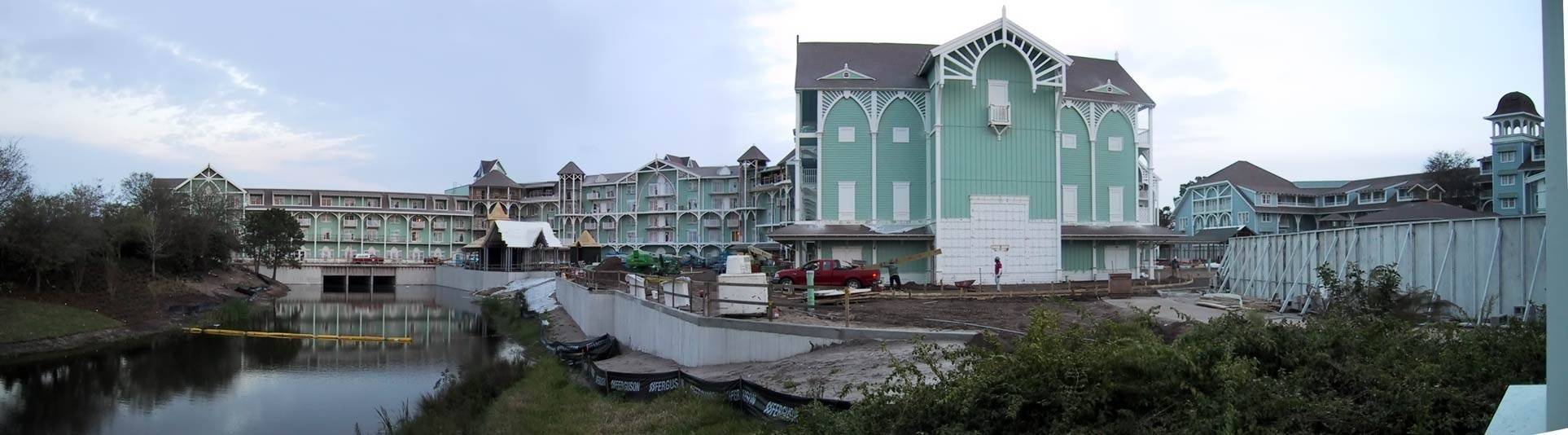 Latest construction photos from the Beach Club Villas
