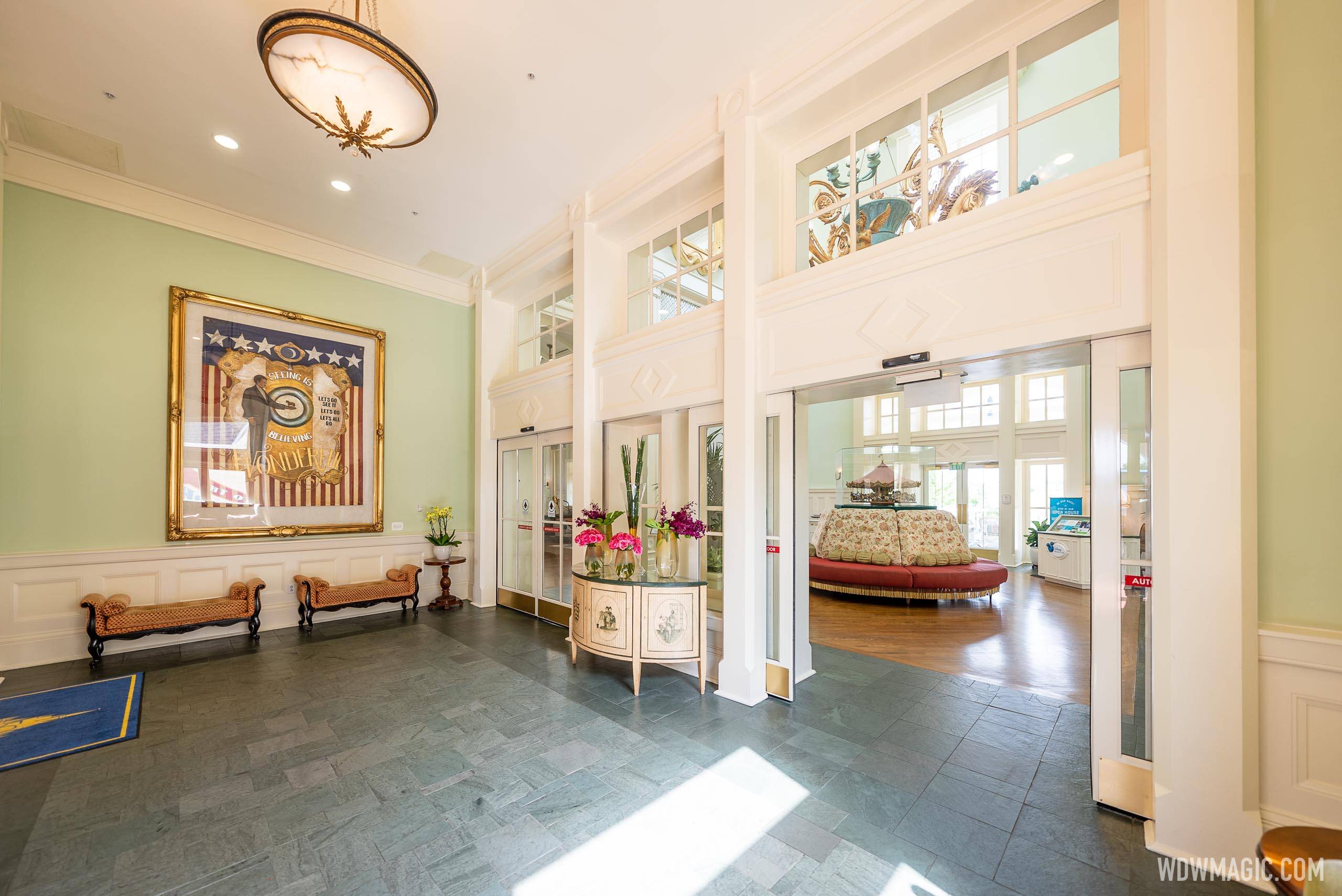 Disney's BoardWalk Inn lobby - June 2022
