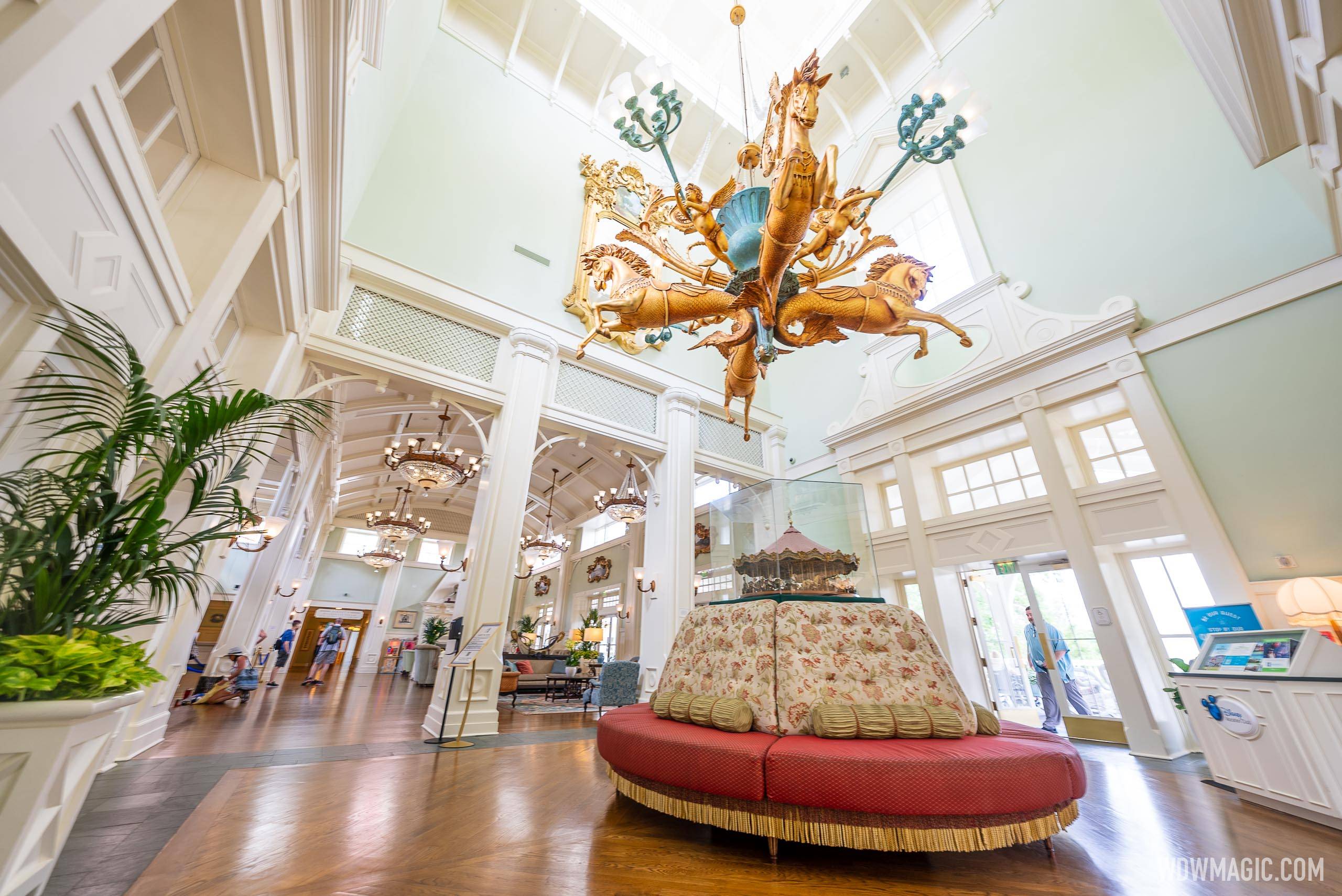 Disney's BoardWalk Inn lobby - June 2022