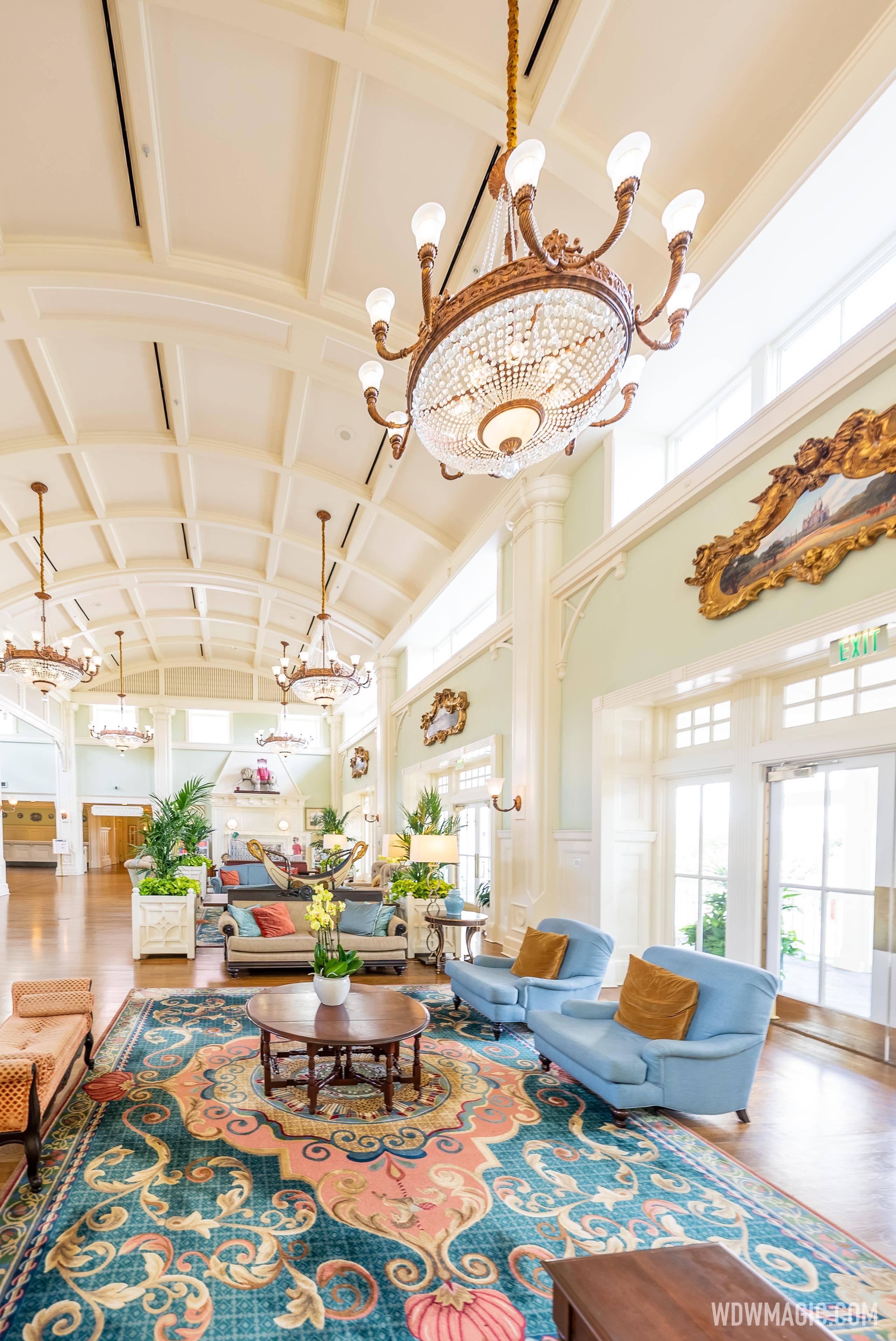 Disney's BoardWalk Inn lobby - June 2022