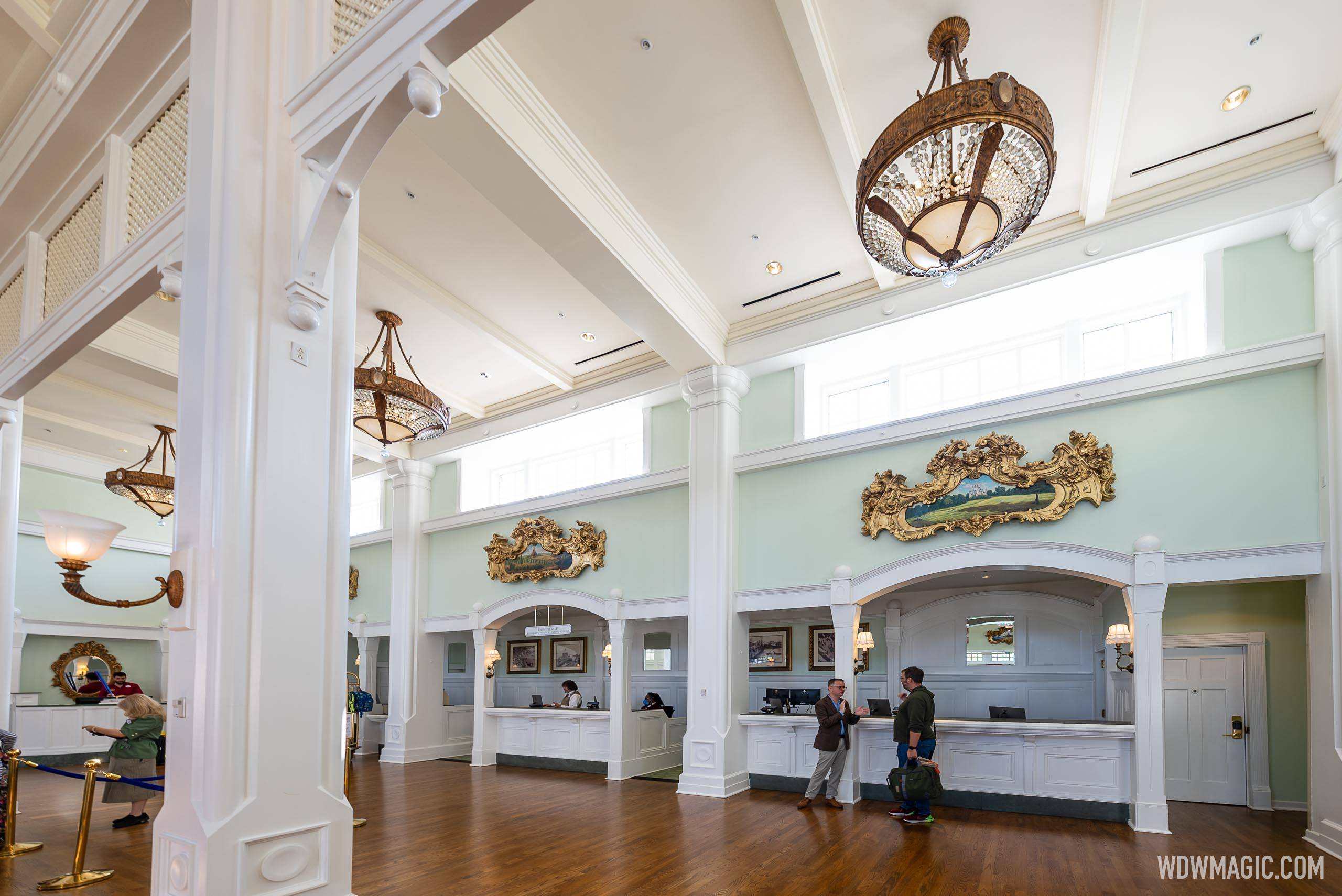 Disney's BoardWalk Inn lobby refurbishment - March 1 2023