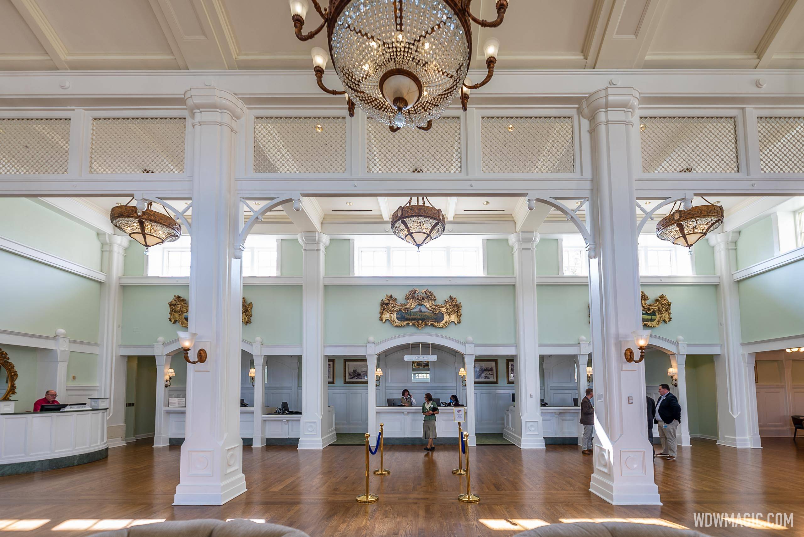 Disney's BoardWalk Inn lobby refurbishment - March 1 2023