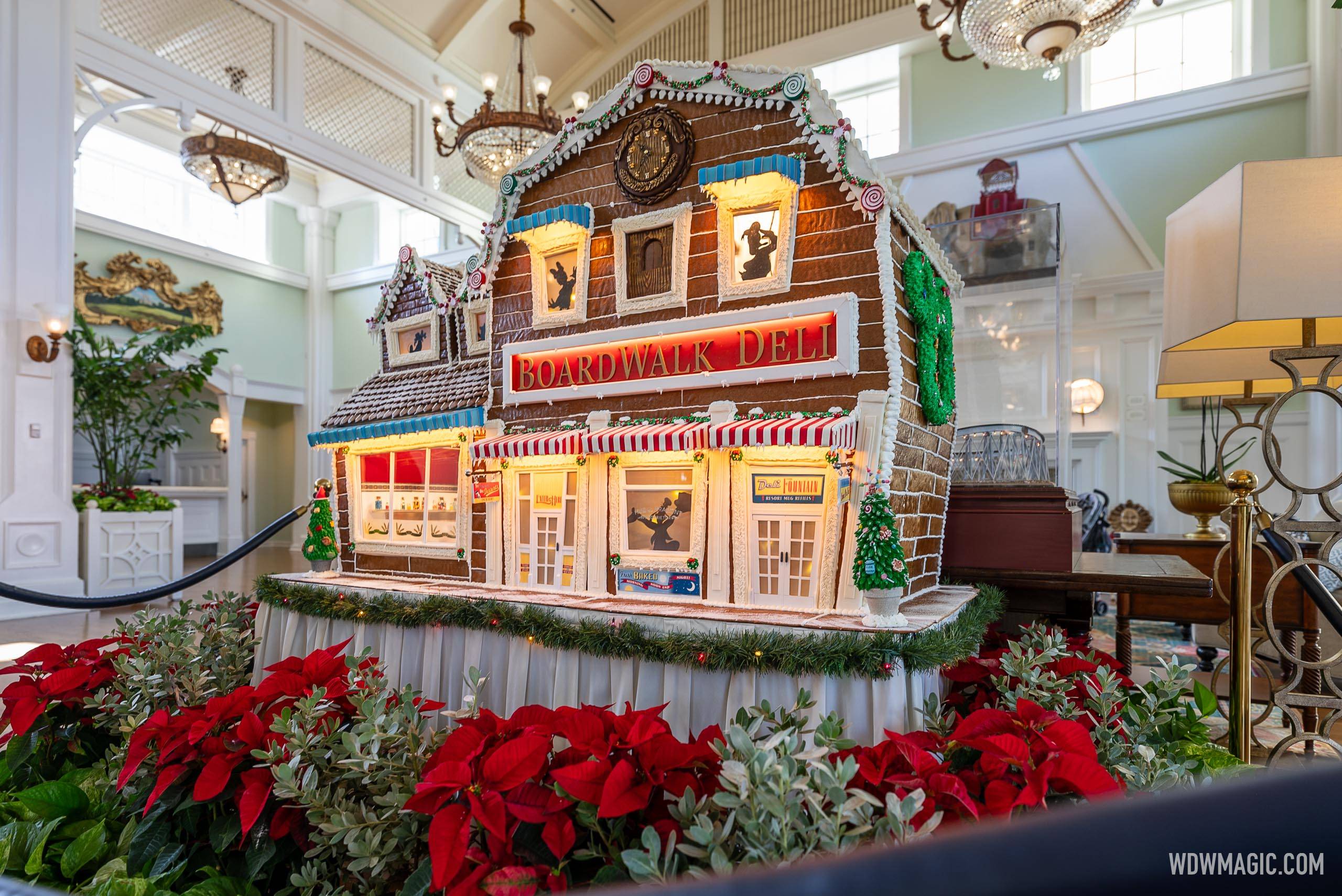 Disney's BoardWalk 2024 Gingerbread House