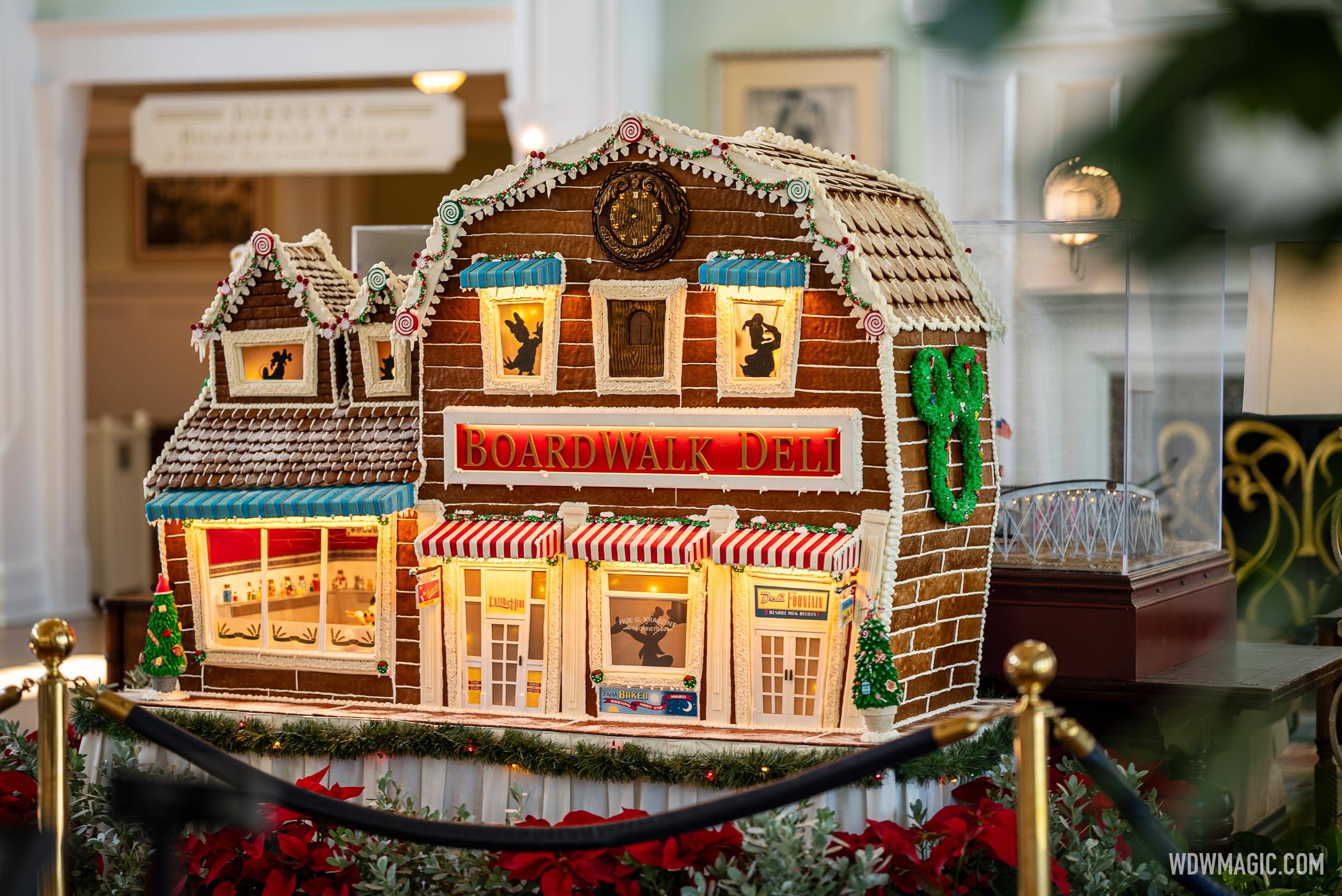 Disney's BoardWalk 2024 Gingerbread House