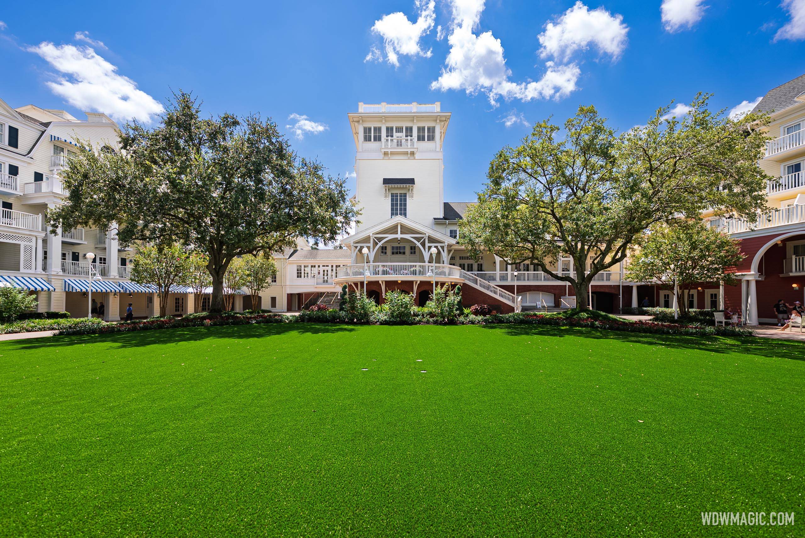 Disney's BoardWalk Village Green Reopens With New Turf