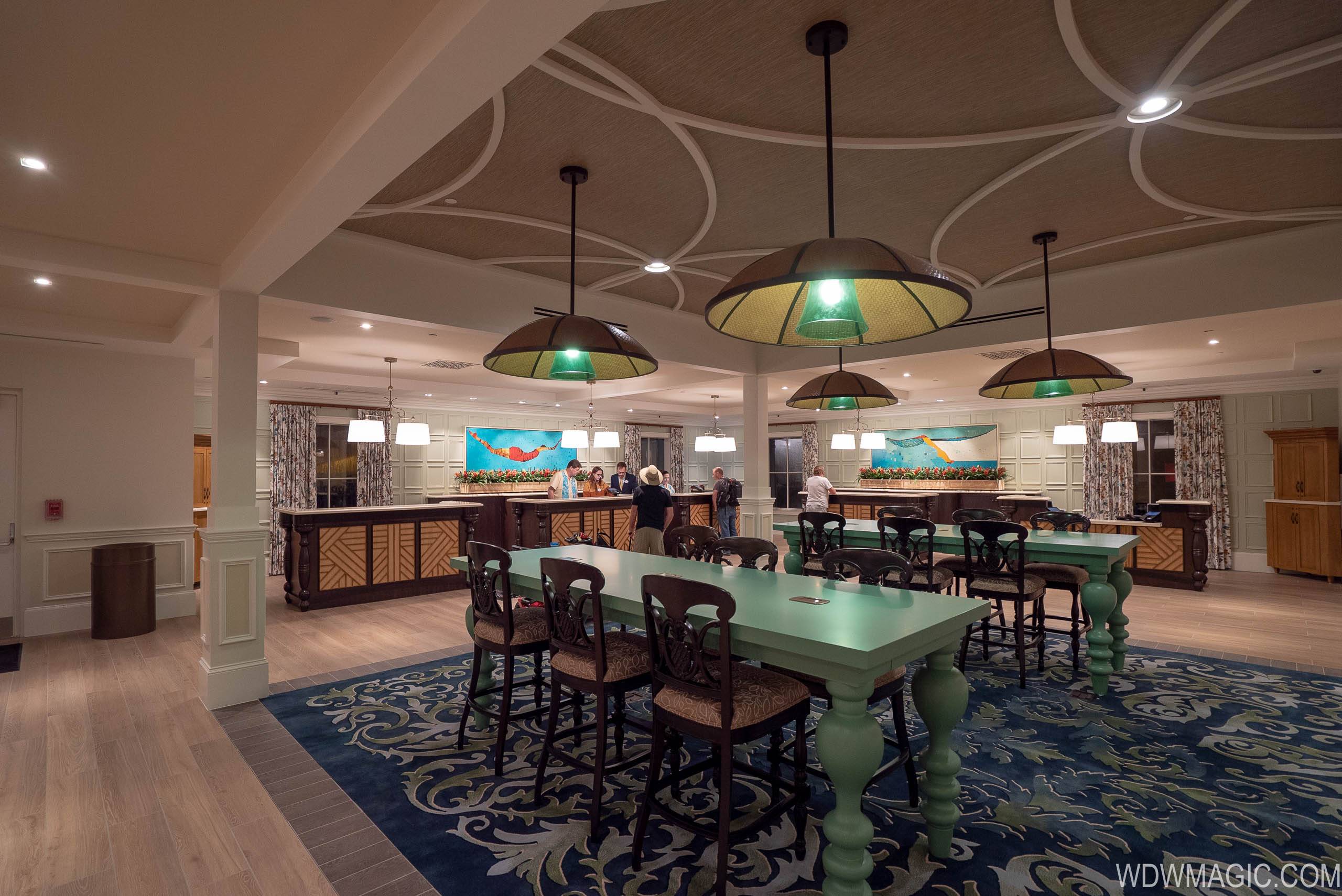 Caribbean Beach Resort was one of the first Disney resorts to move to free-flowing open check-in areas in 2018