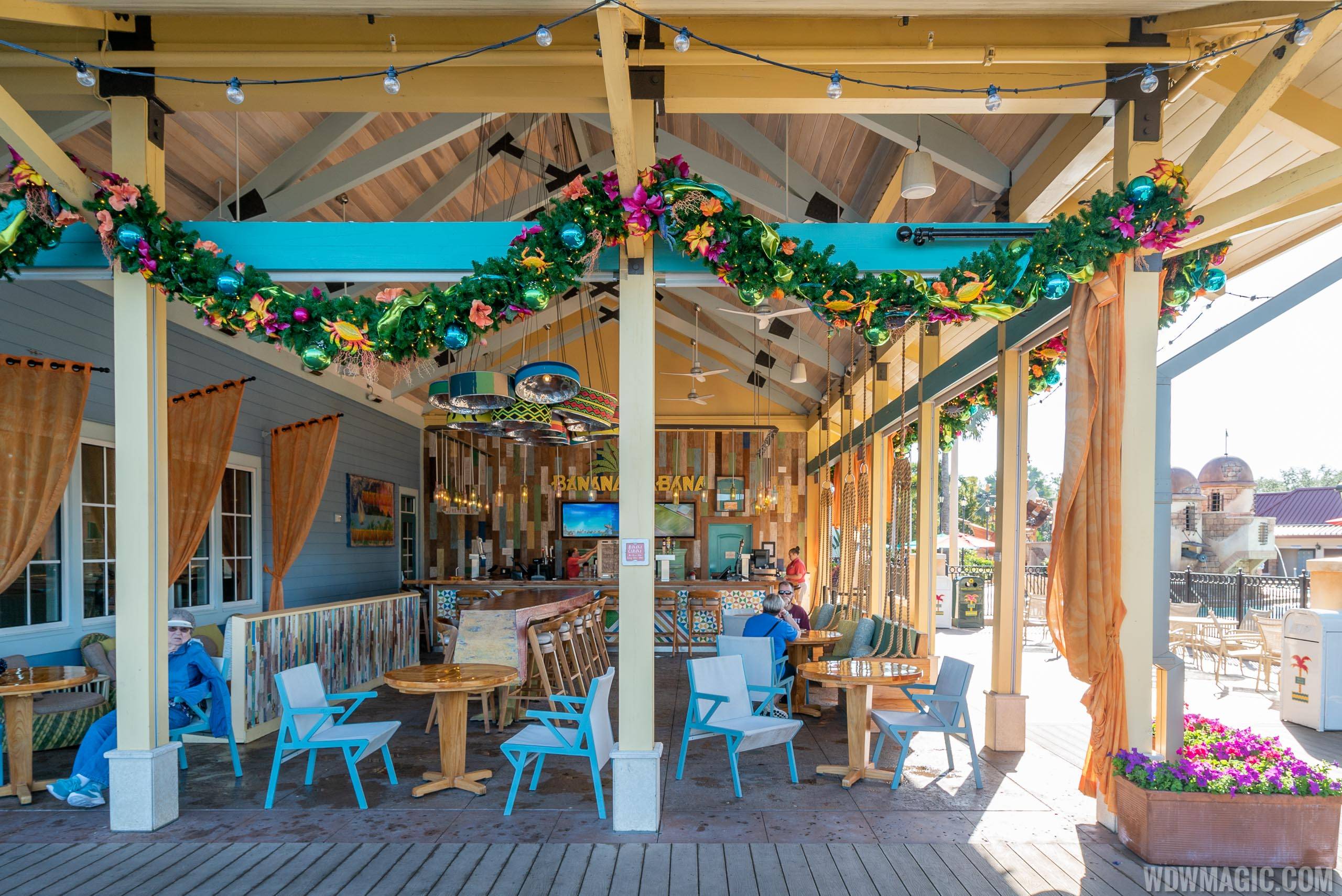 Disney's Caribbean Beach Resort Christmas Holiday Decor 2019 - Photo 10 of  10