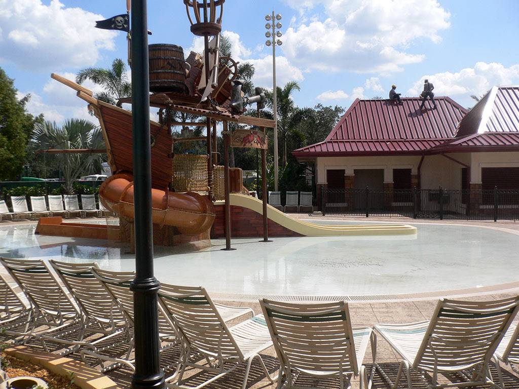 New Caribbean Beach Resort pool complete