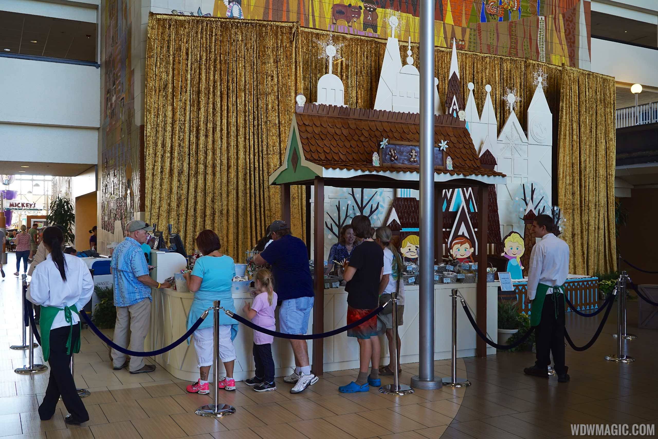 Disney's Contemporary Resort 2014 'Frozen' themed Gingerbread House