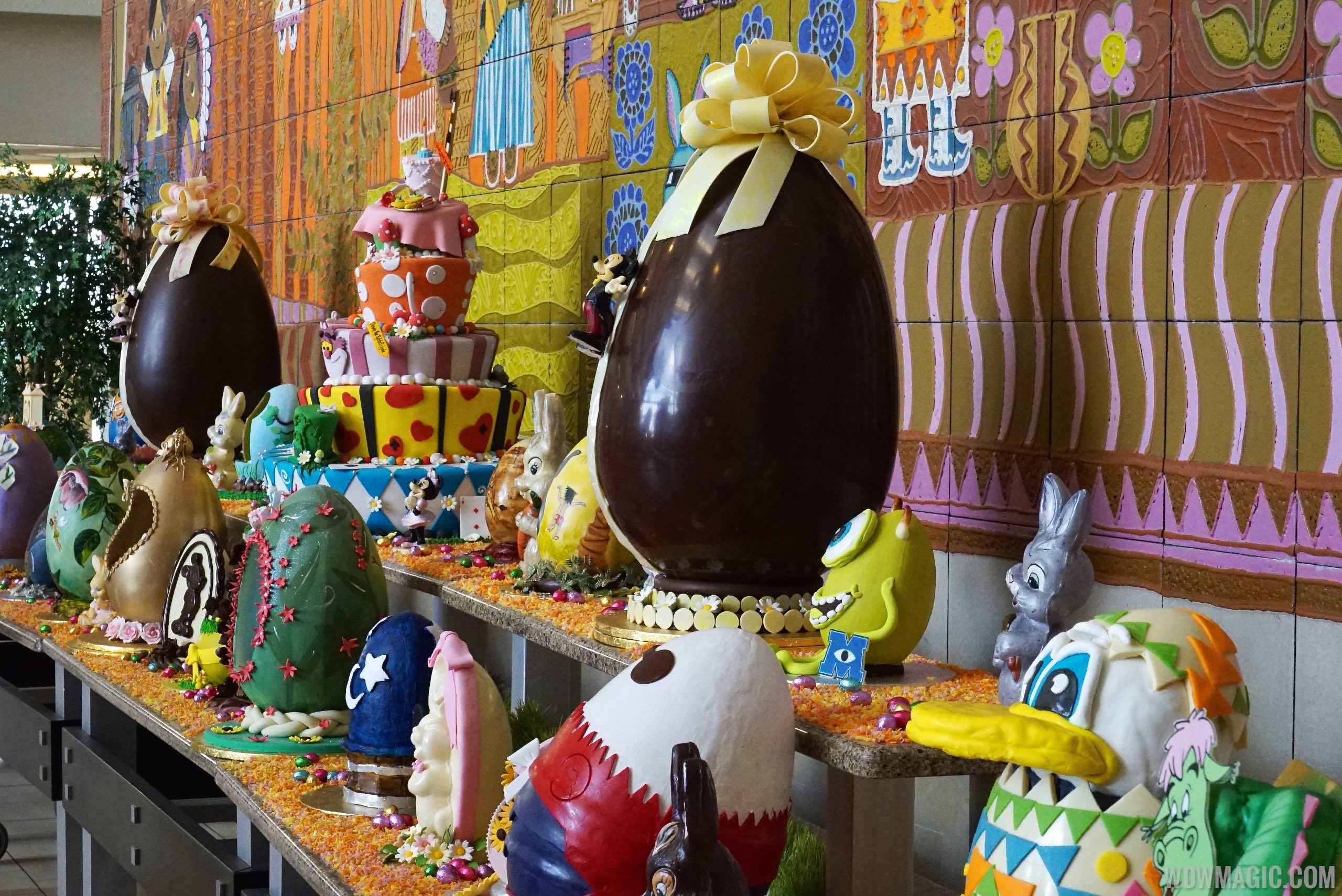 Disney's Contemporary Resort Easter Egg display