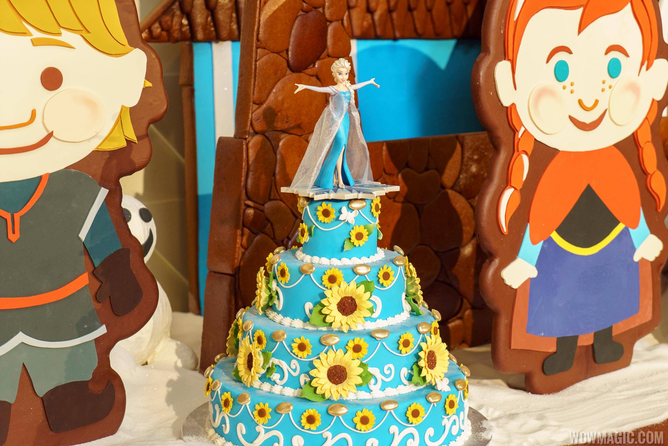Disney's Contemporary Resort 2015 'Frozen' themed Gingerbread House