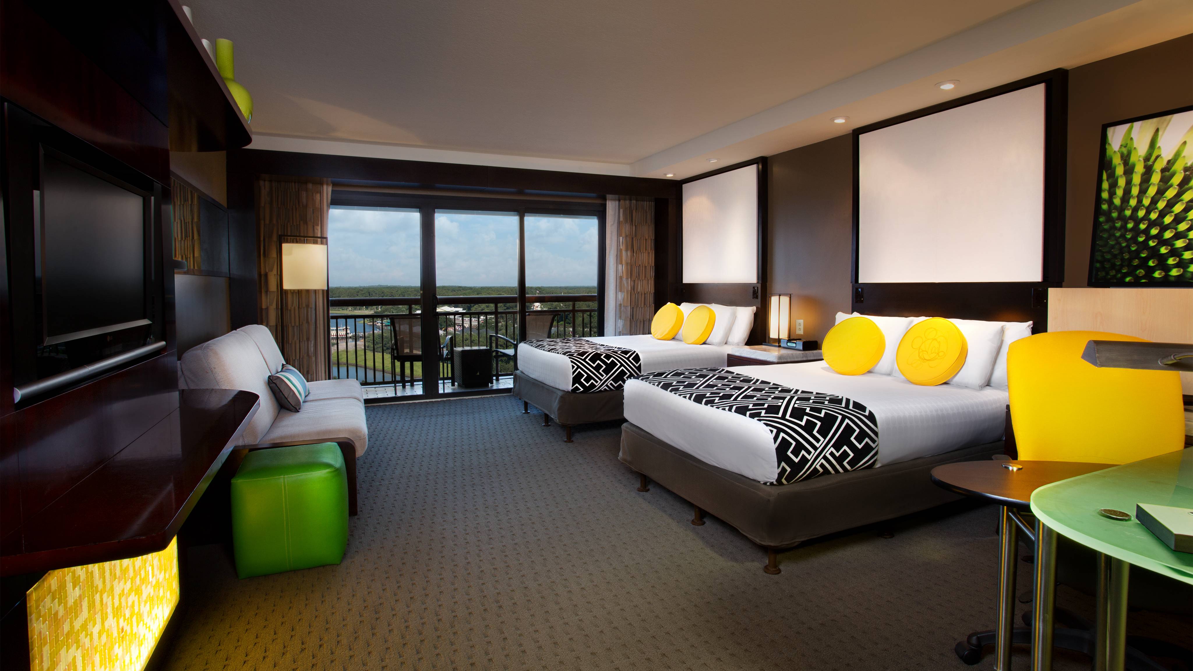 Contemporary Resort 2020 guest room interior