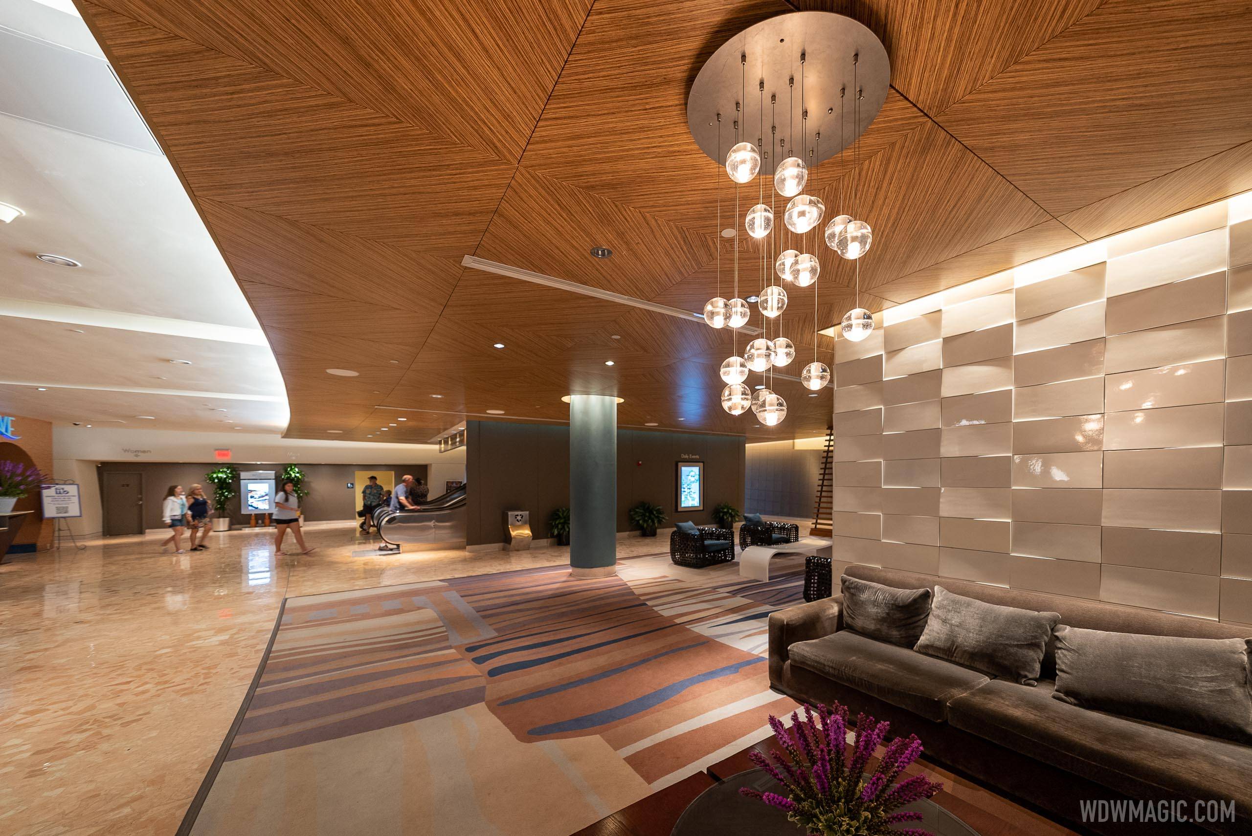 Contemporary Resort lobby overview- July 2021